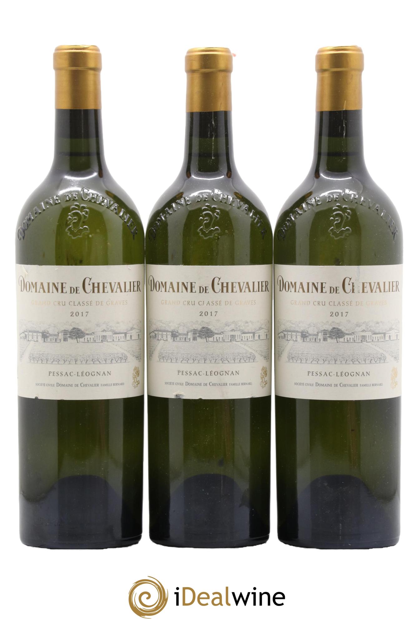 Domaine de Chevalier Cru Classé de Graves 2017 - Lot de 3 bouteilles - 0
