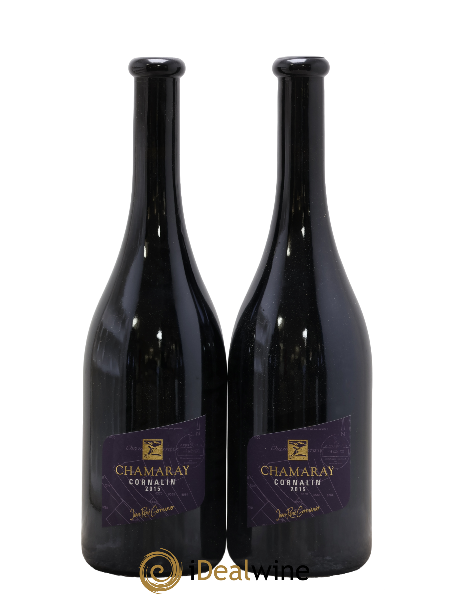 Valais Chamaray Cornalin Jean-René Gerlanier 2015 - Lot of 2 bottles - 0