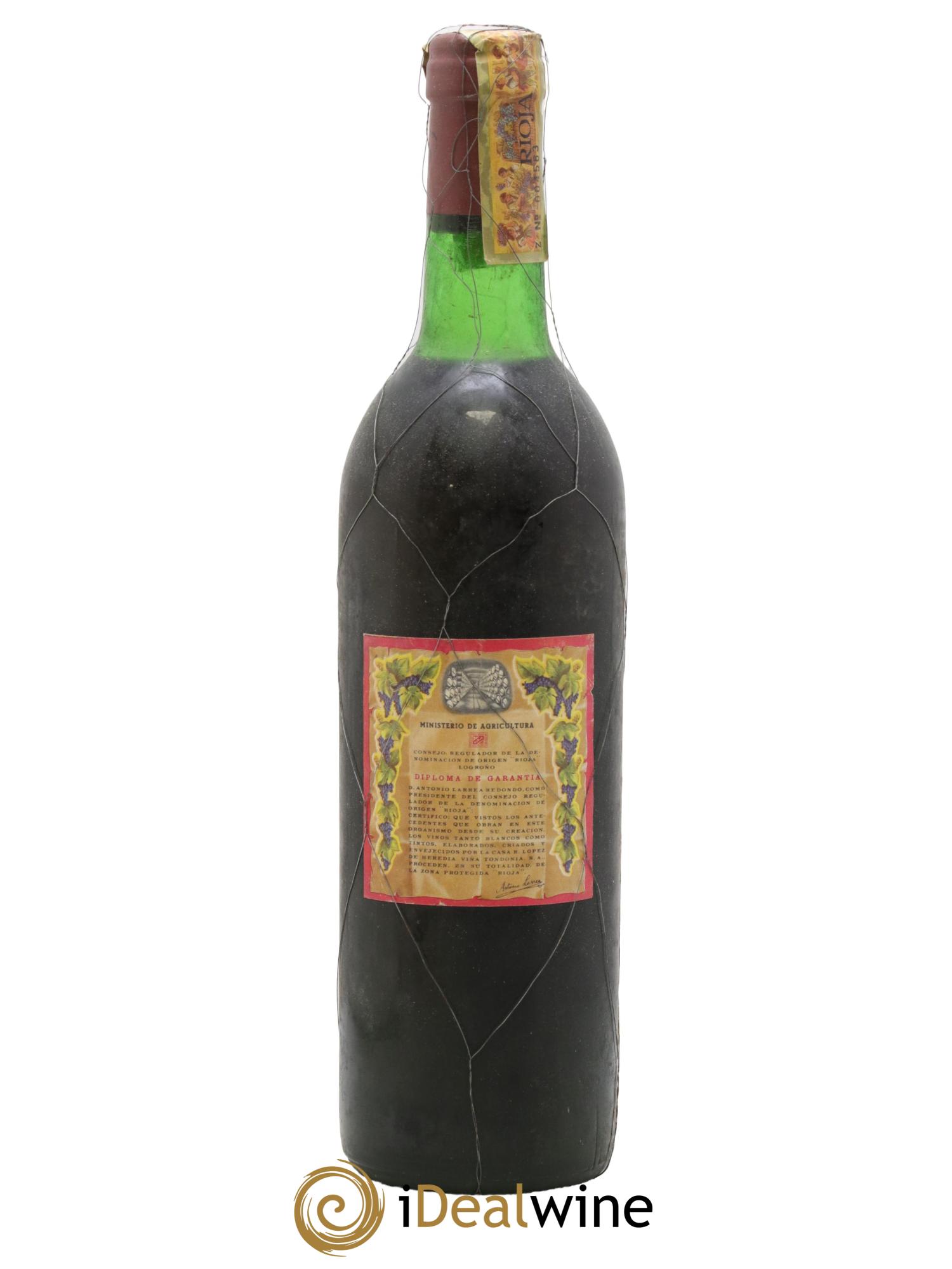 Rioja Viña Bosconia Gran Reserva Vina Tondonia R. Lopez de Heredia 1964 - Lot of 1 bottle - 1