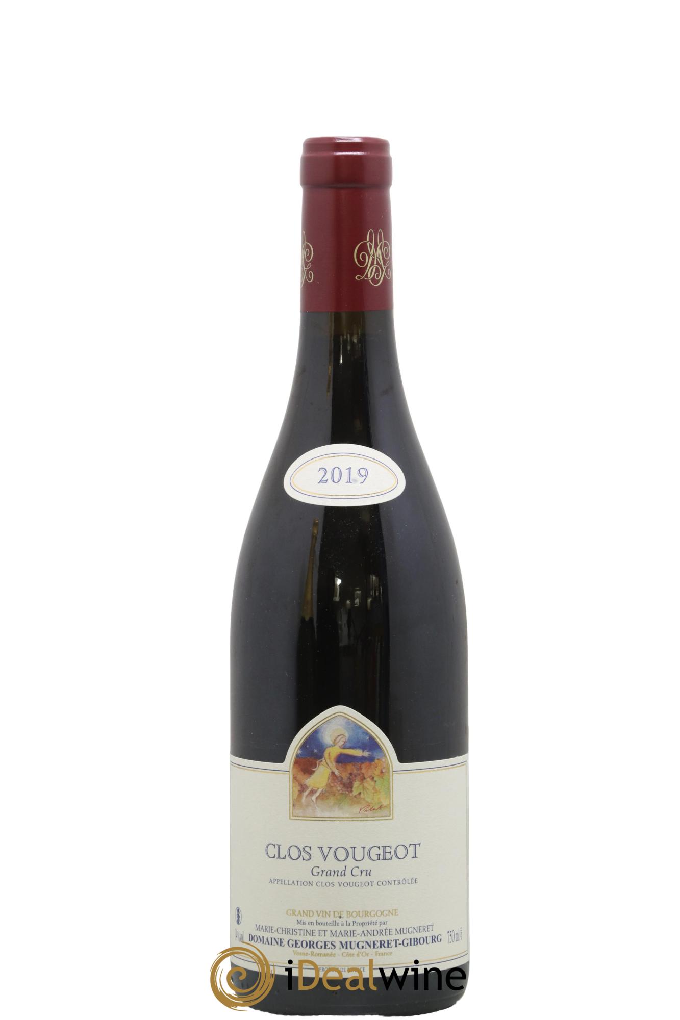 Clos de Vougeot Grand Cru Mugneret-Gibourg (Domaine) 2019 - Lot de 1 bouteille - 0