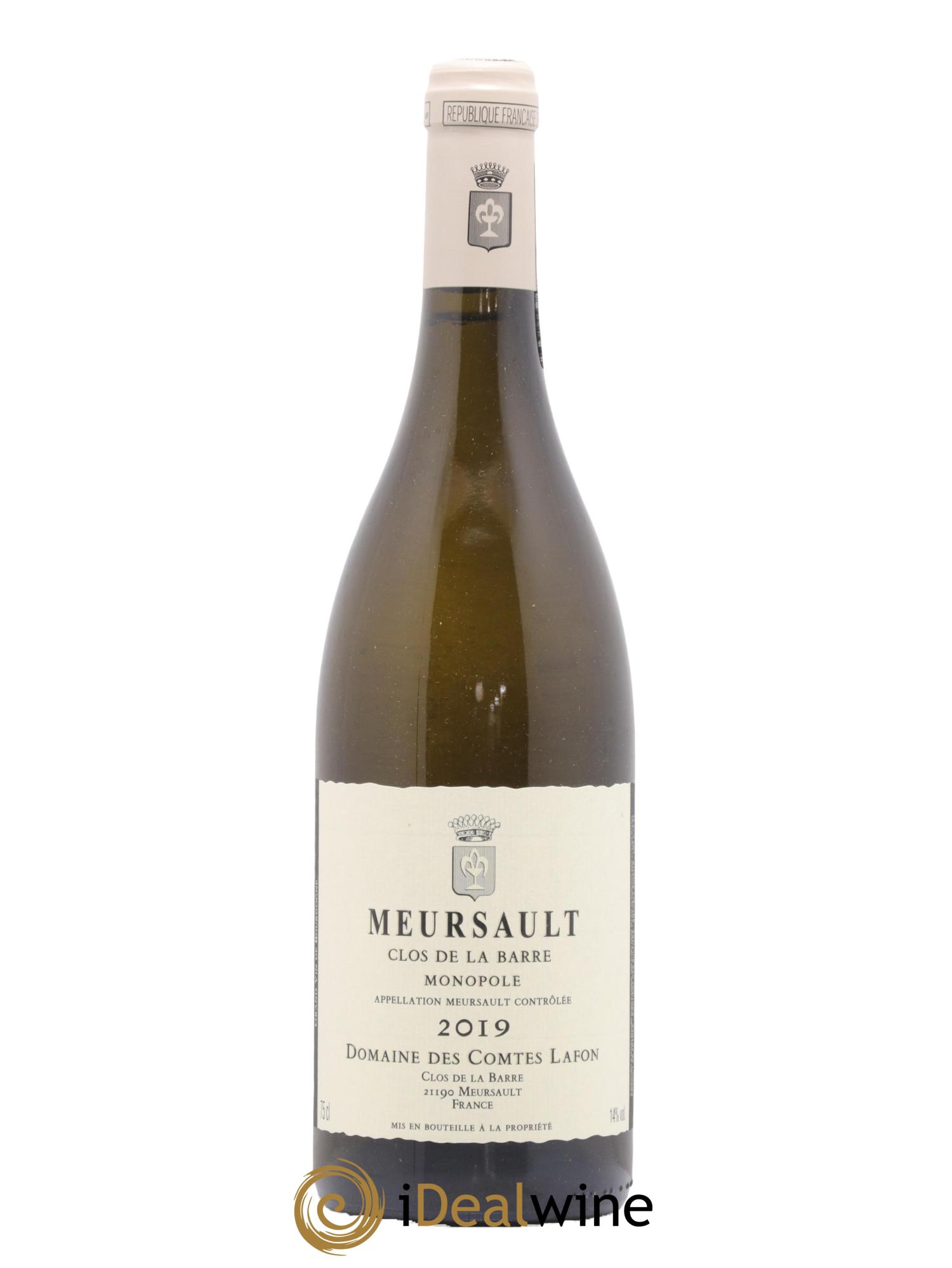 Meursault Clos de la Barre Comtes Lafon (Domaine des) 2019 - Lotto di 1 bottiglia - 0