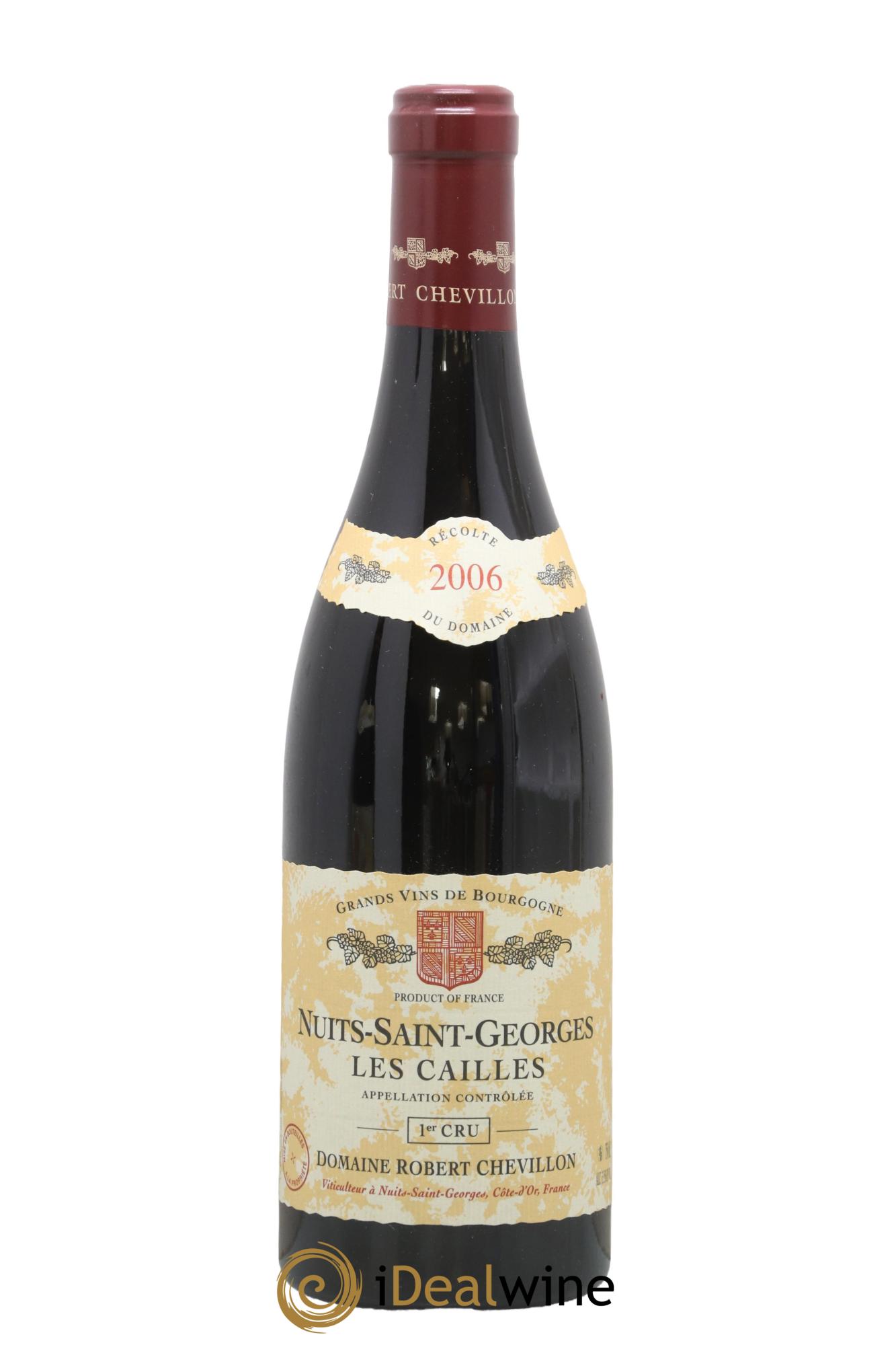 Nuits-Saint-Georges 1er Cru Les Cailles Robert Chevillon 2006 - Lot de 1 bouteille - 0