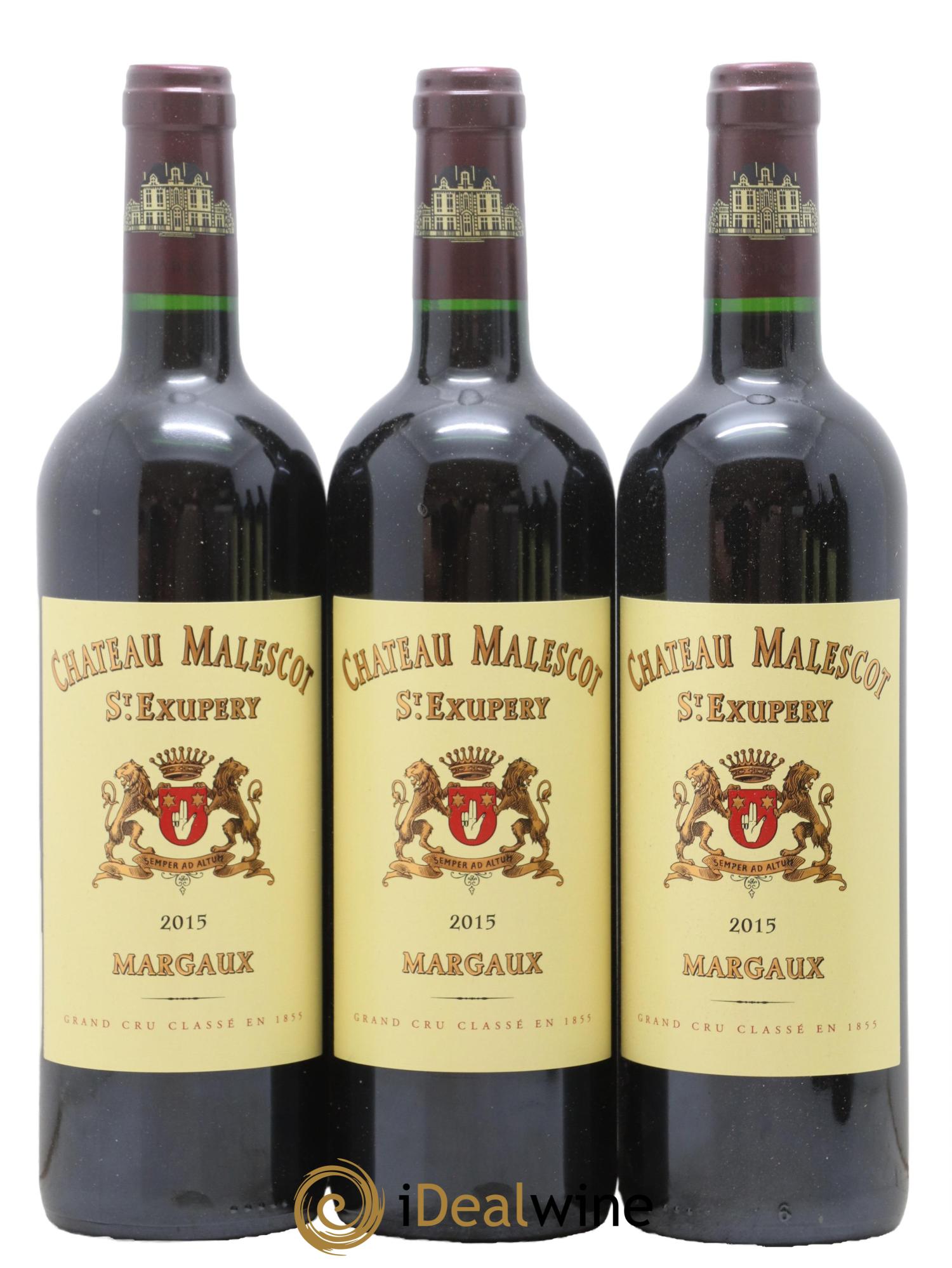 Château Malescot Saint-Exupéry 3ème Grand Cru Classé 2015 - Lot de 6 bouteilles - 1