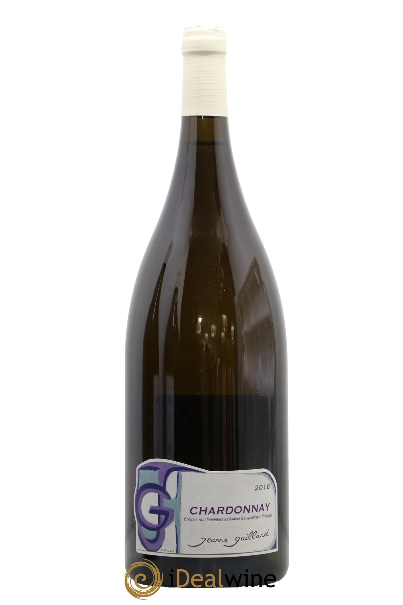 Collines Rhodaniennes Chardonnay Jeanne Gaillard 2016 - Lot de 1 magnum - 0