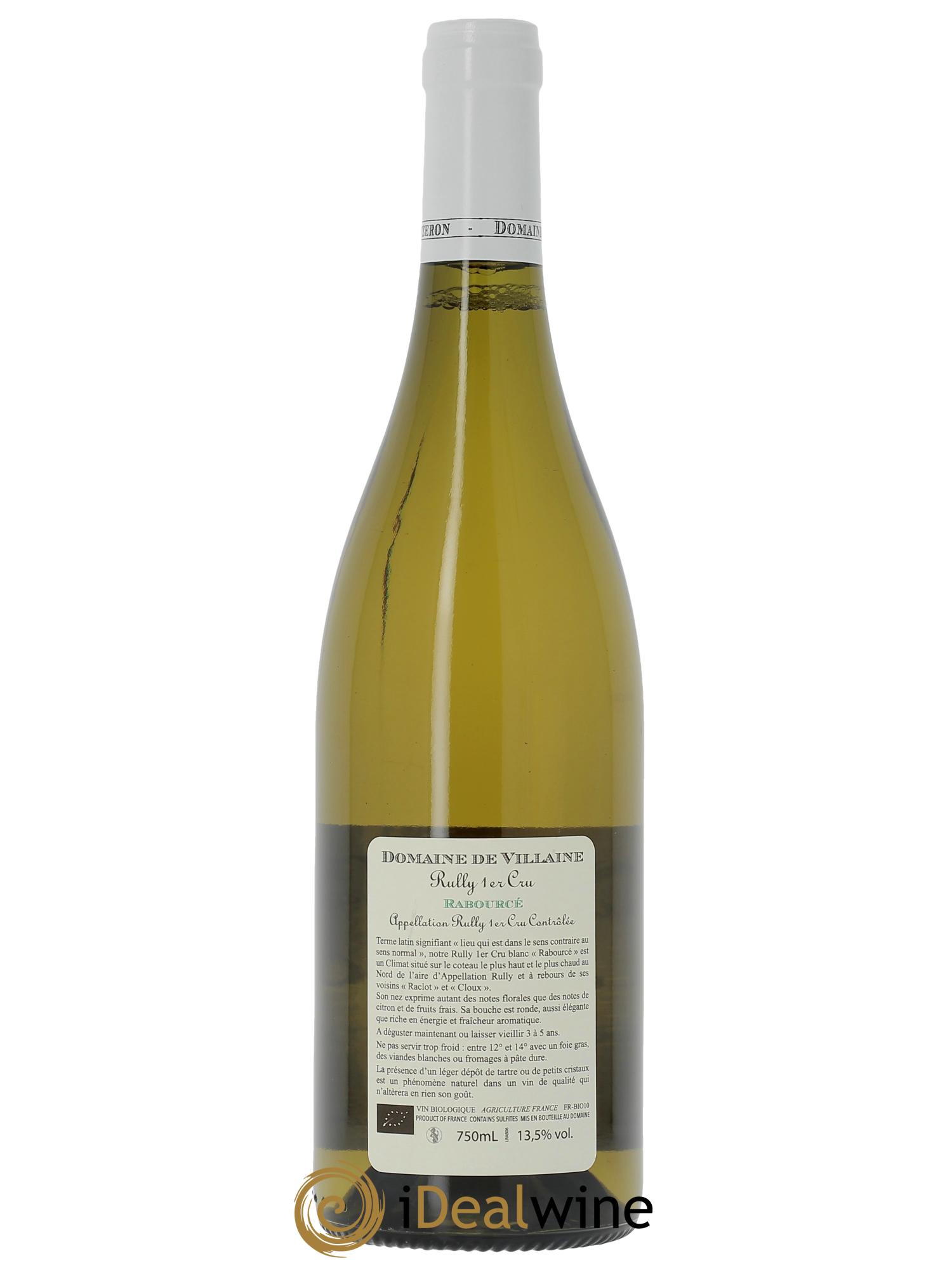 Rully 1er Cru Rabourcé Domaine de Villaine  2023 - Lot de 1 bouteille - 1