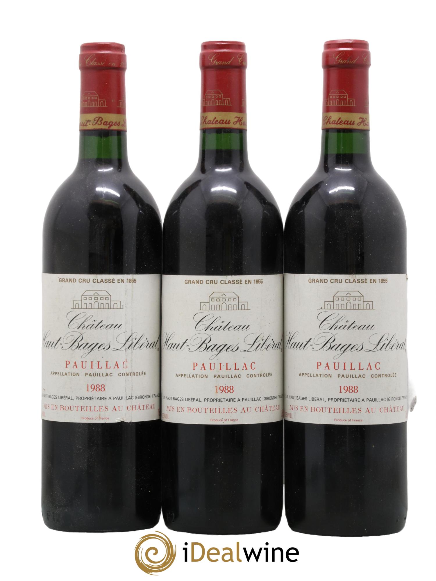 Château Haut Bages Libéral 5ème Grand Cru Classé 1988 - Lot de 6 bouteilles - 2