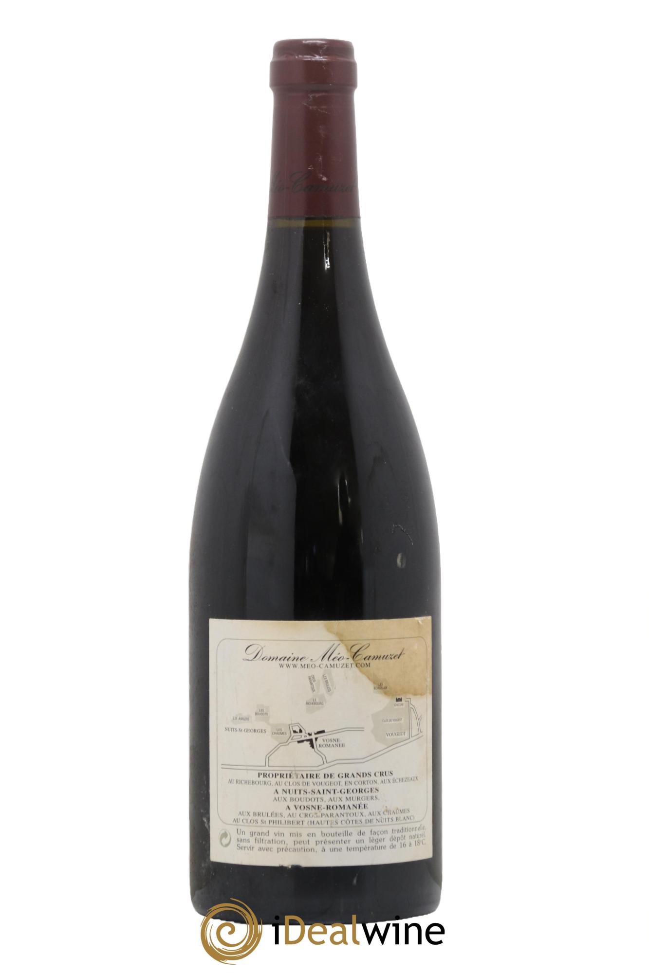 Nuits-Saint-Georges 1er Cru Aux Murgers Méo-Camuzet (Domaine) 2002 - Lot of 1 bottle - 1
