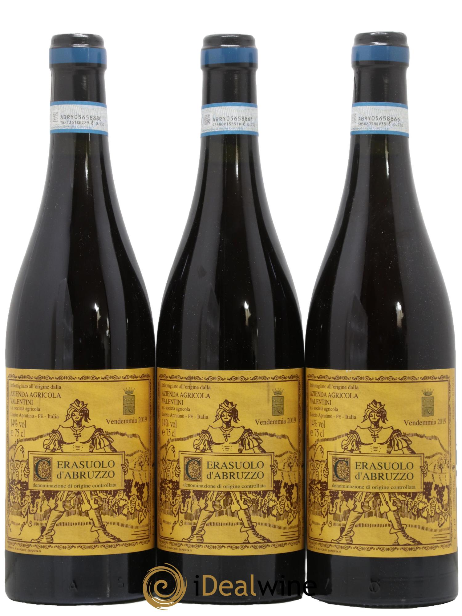 Cerasuolo d'Abruzzo DOC Francesco Valentini 2019 - Lotto di 3 bottiglie - 0