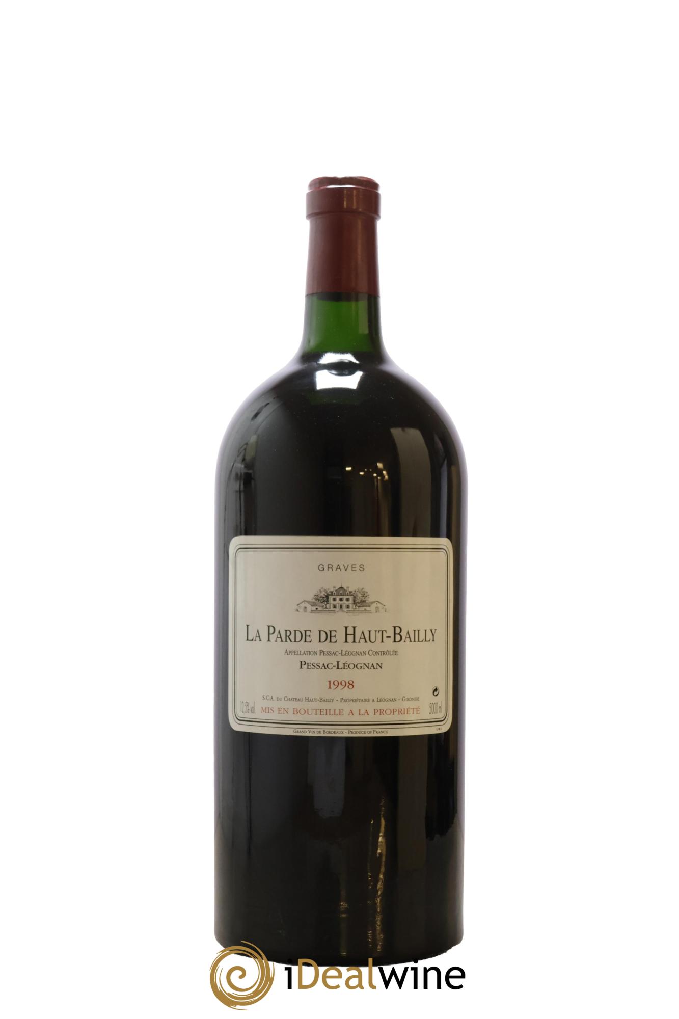 Haut Bailly II (Anciennement La Parde de Haut-Bailly) Second Vin 1998 - Lot de 1 jeroboam - 0