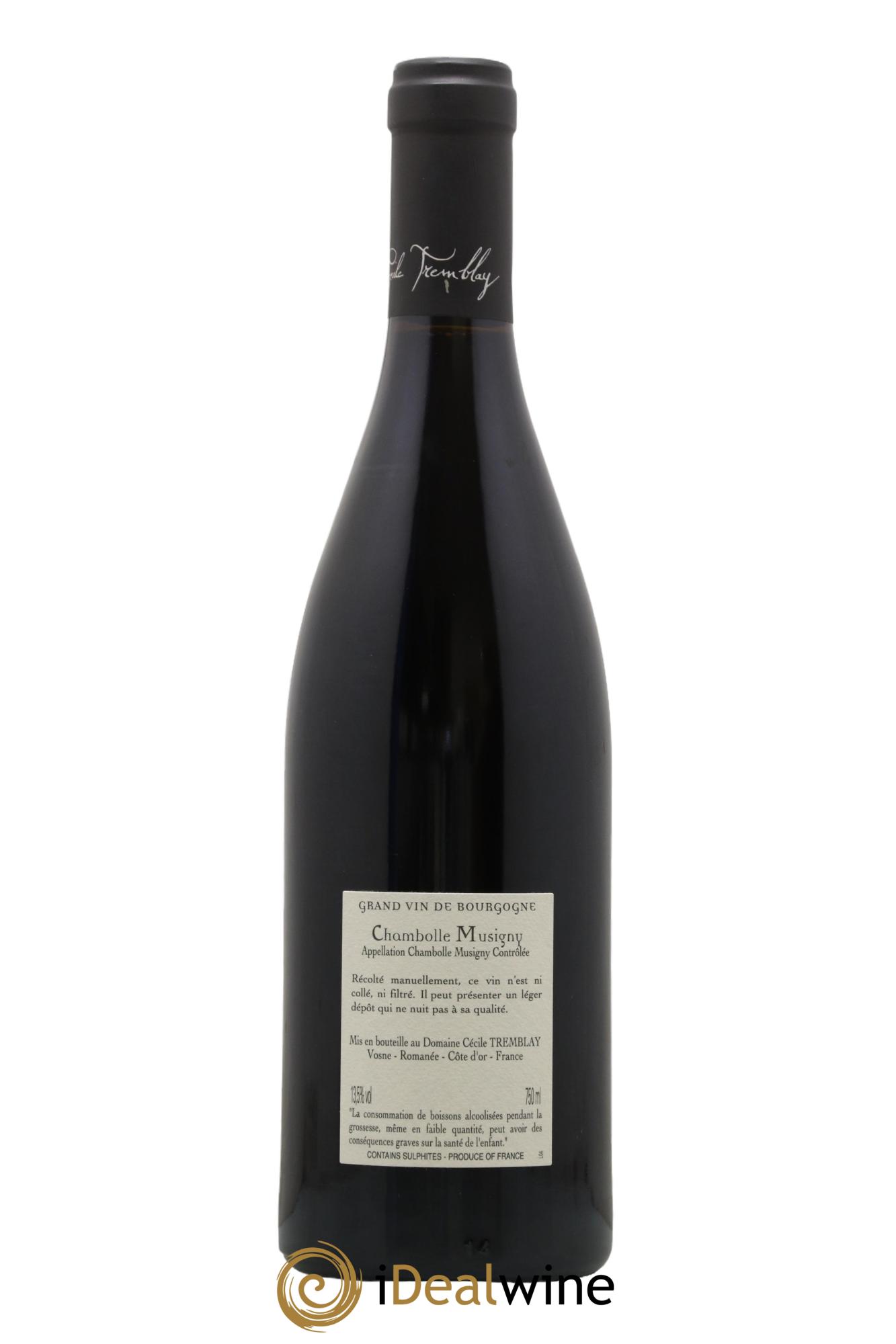 Chambolle-Musigny Les Cabottes Cécile Tremblay 2020 - Lot of 1 bottle - 1