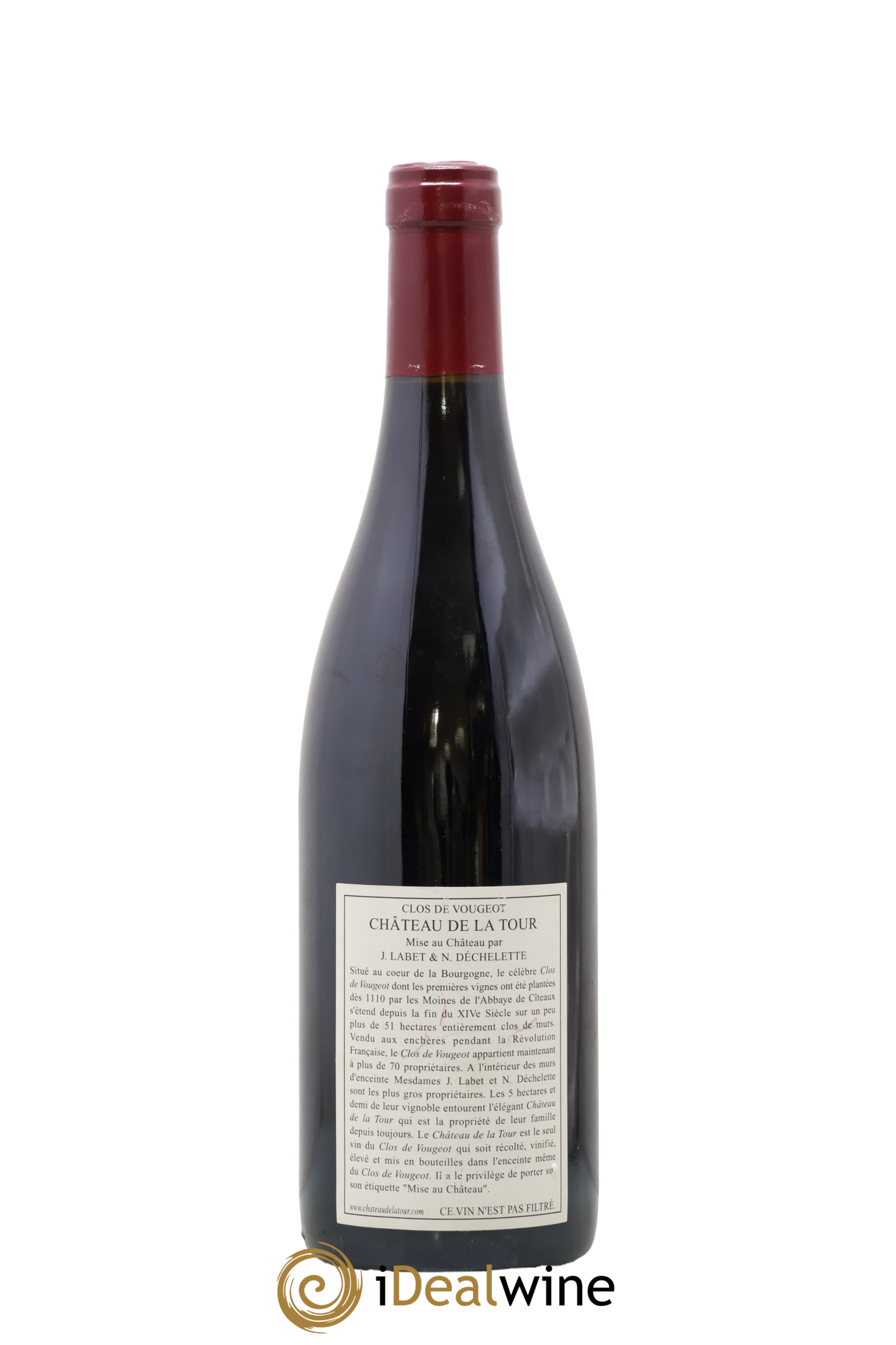 Clos de Vougeot Grand Cru Vieilles Vignes Château de La Tour 2005 - Lot of 1 bottle - 1