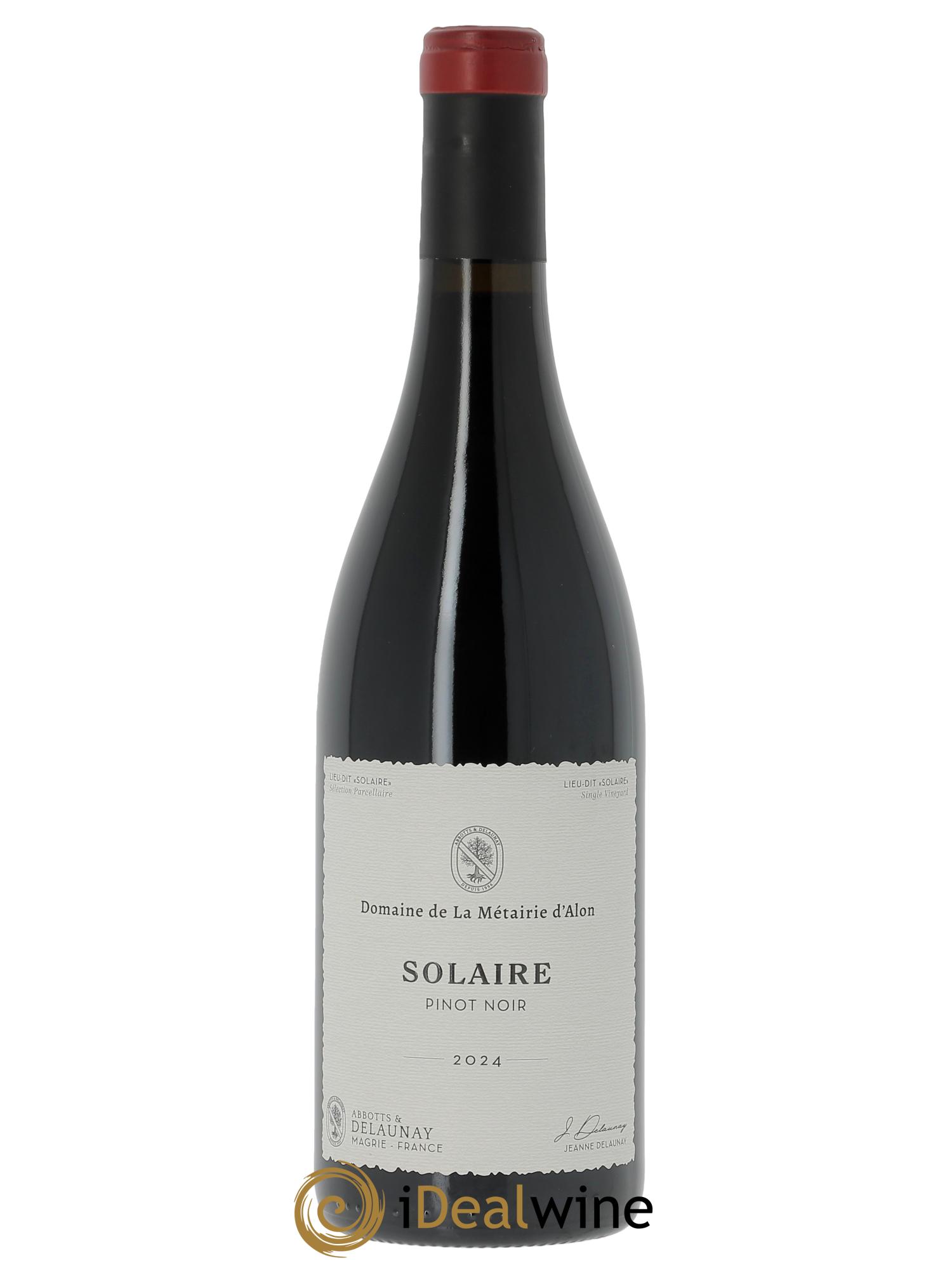Pays d'Oc Pinot Noir "Solaire" Abbotts & Delaunay 2024 - Lot de 1 bouteille - 0