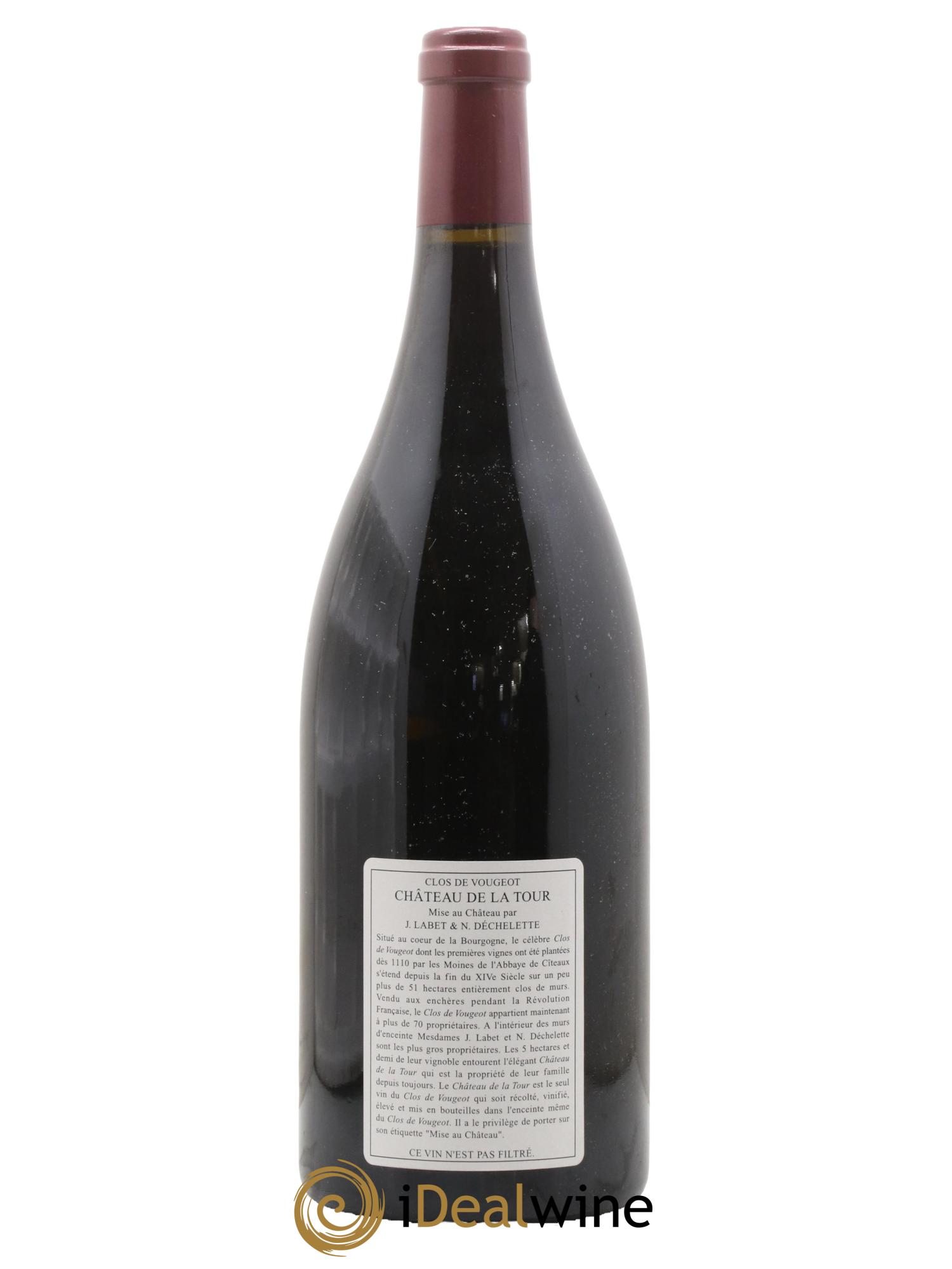 Clos de Vougeot Grand Cru Château de La Tour 2002 - Lot de 1 magnum - 1