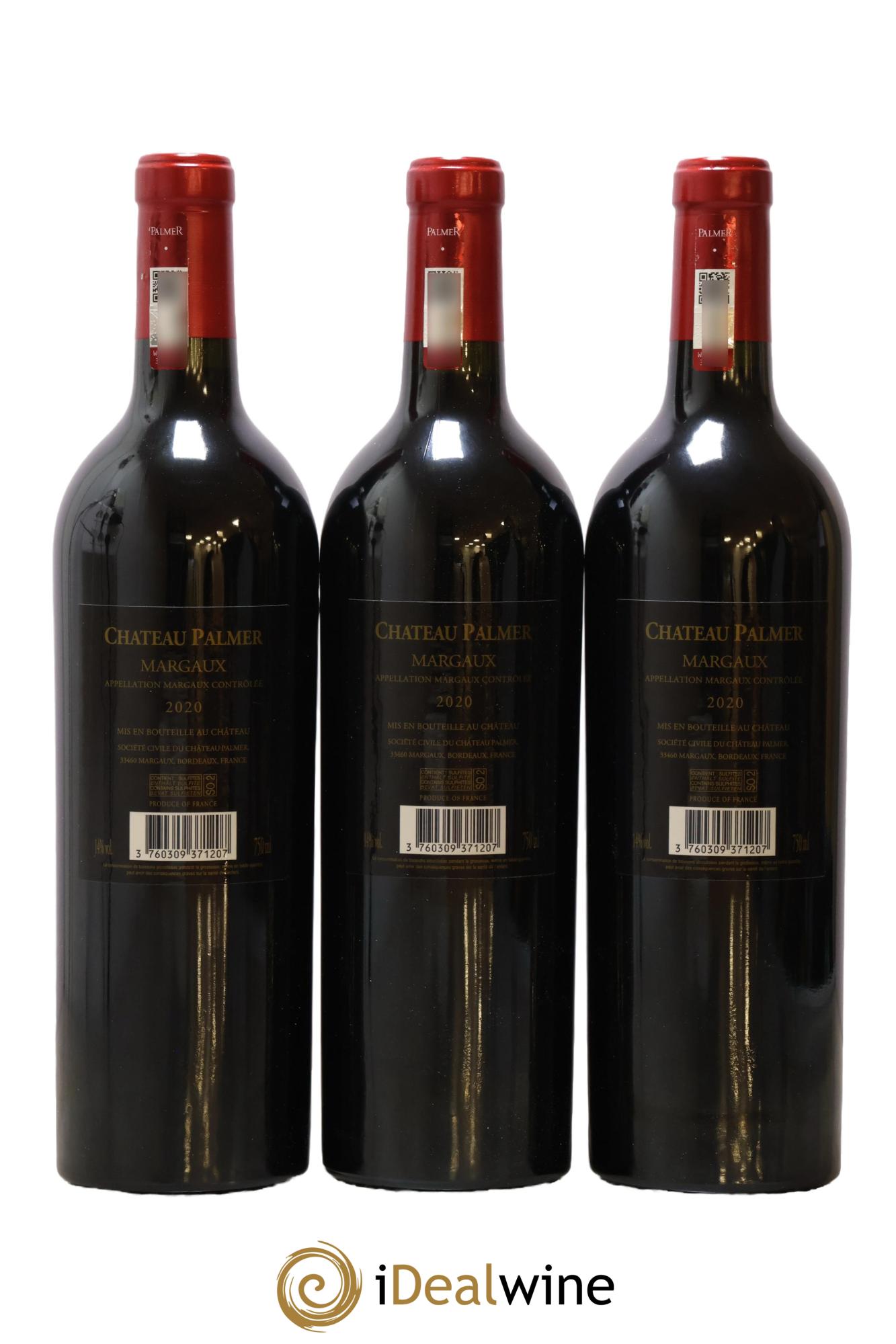 Château Palmer 3ème Grand Cru Classé 2020 - Lot de 6 bouteilles - 4
