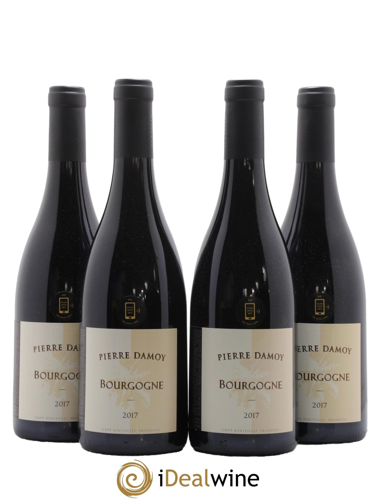Bourgogne Pinot Noir Domaine Pierre Damoy 2017 - Lot de 4 bouteilles - 0