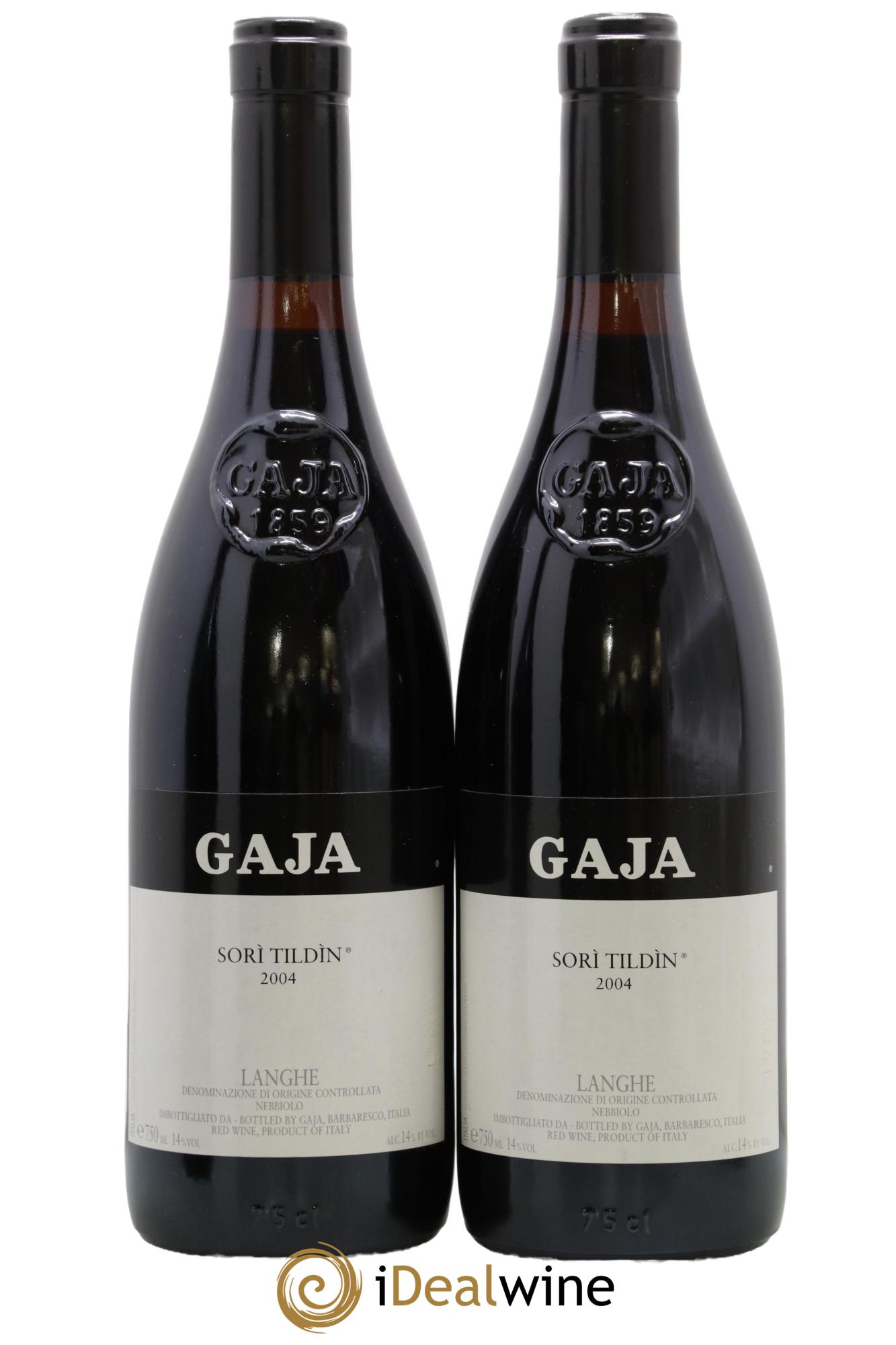 Langhe Sorì Tildìn Gaja 2004 - Lotto di 2 bottiglie - 0