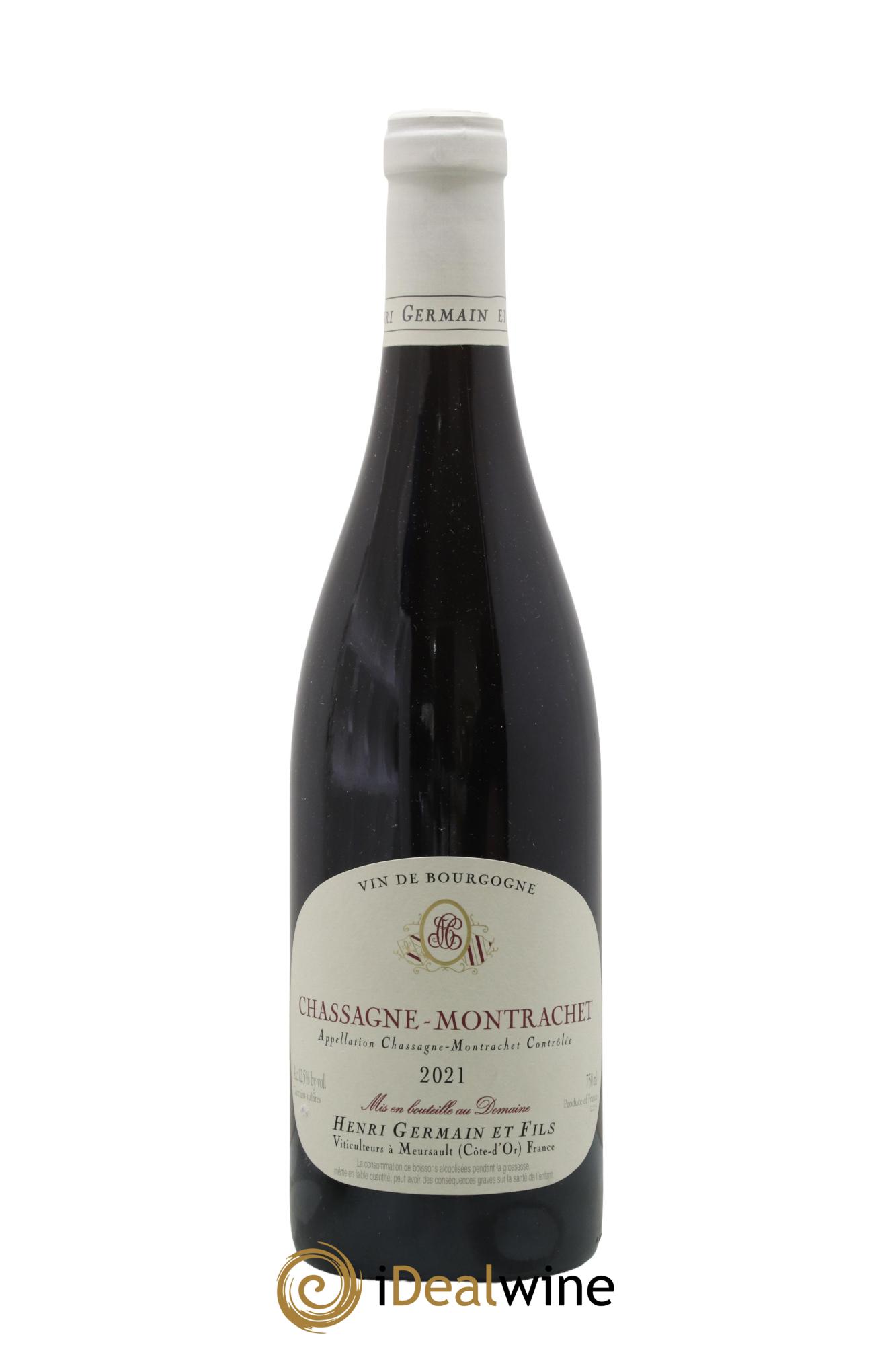 Chassagne-Montrachet Domaine Henri Germain et fils 2021 - Lot de 1 bouteille - 0