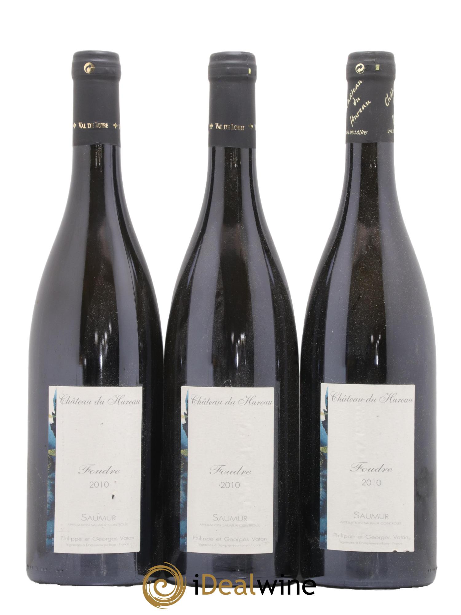 Saumur Foudre Château du Hureau 2010 - Lot de 3 bouteilles - 0