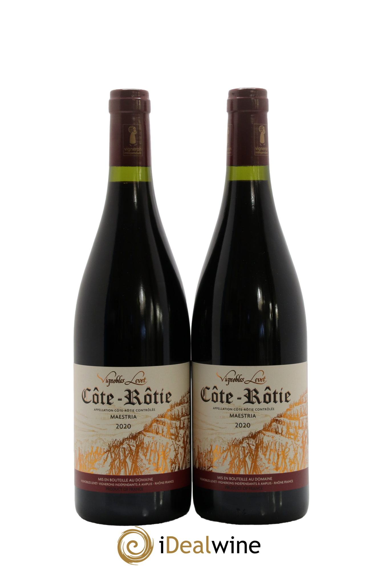 Côte-Rôtie Maestria Vignobles Levet 2020 - Posten von 2 Flaschen - 0