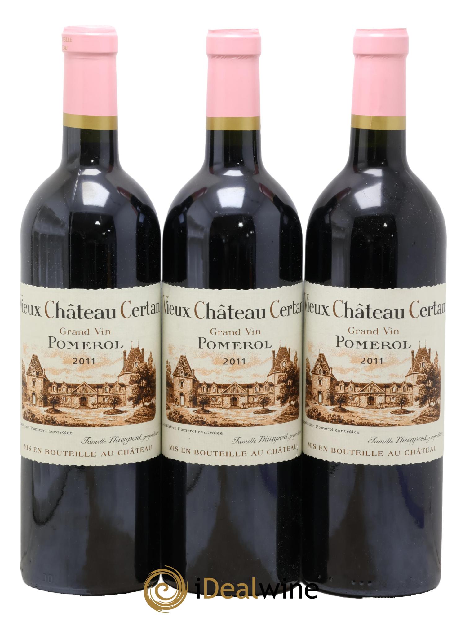 Vieux Château Certan 2011 - Lot of 3 bottles - 0