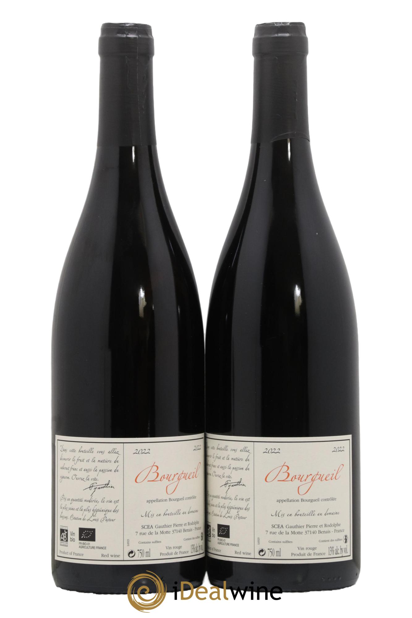 Bourgueil Jour de Soif Domaine du Bel Air 2022 - Lot de 2 bouteilles - 1