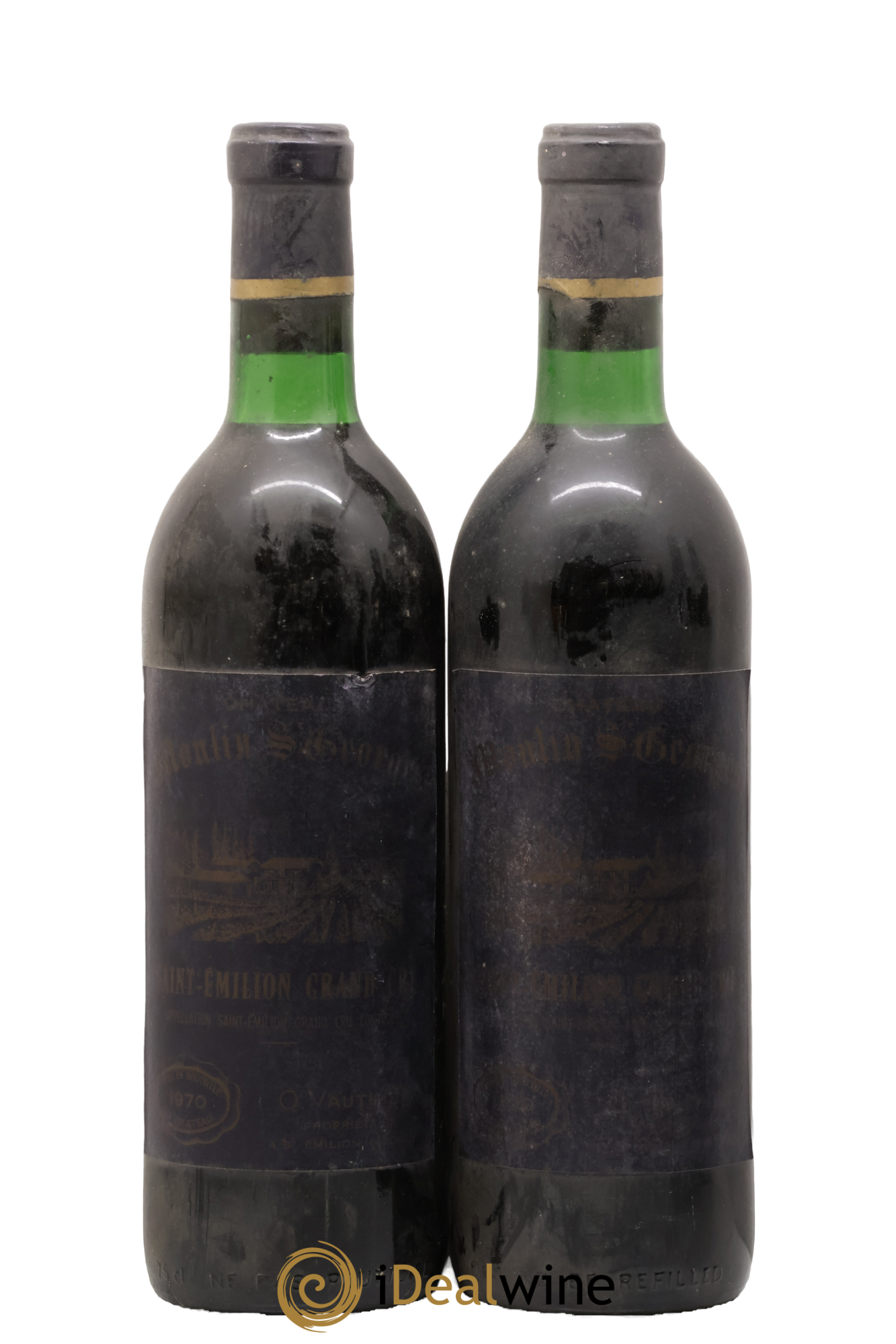 Château Moulin Saint Georges 1970 - Lot de 2 bouteilles - 0