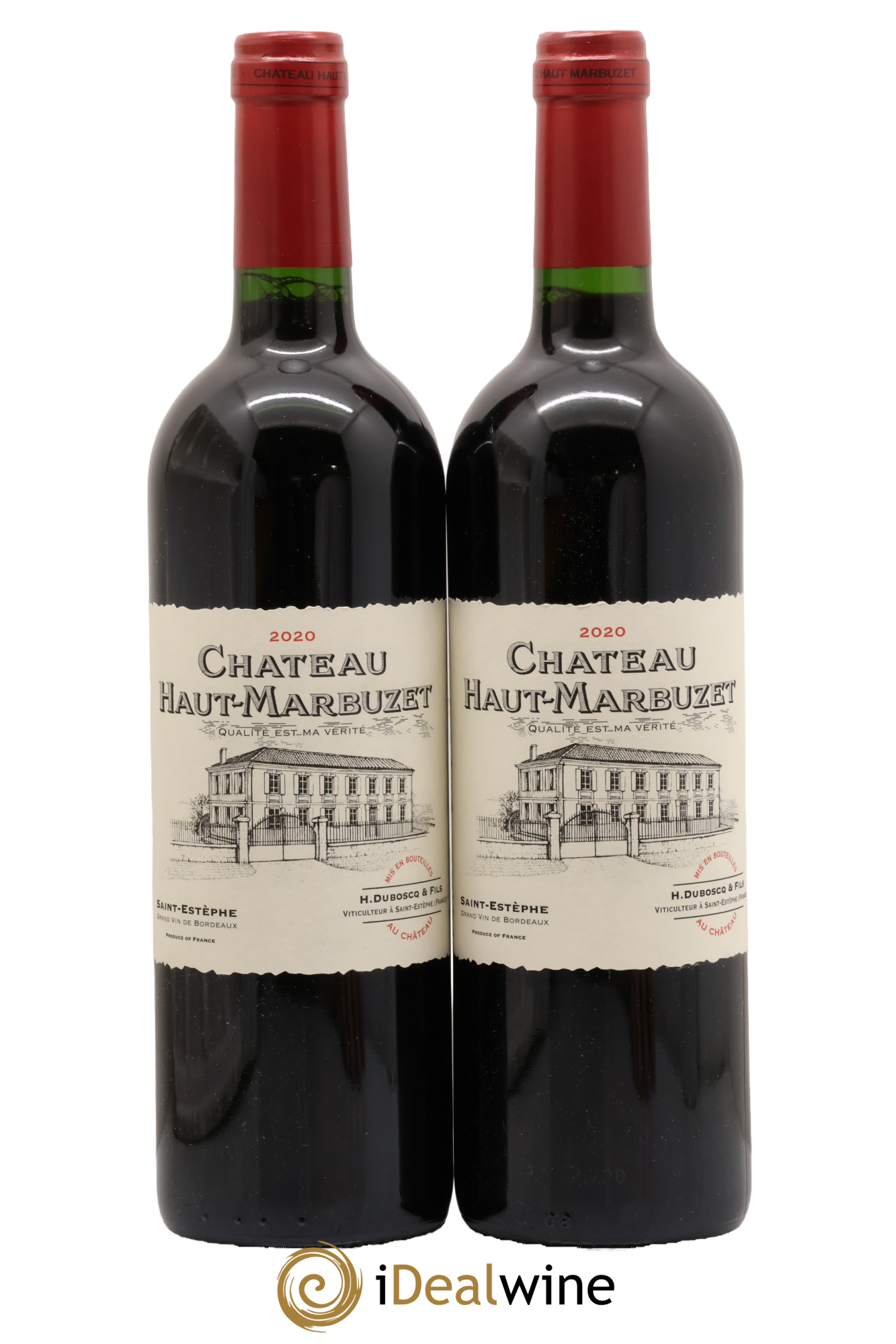 Château Haut Marbuzet 2020 - Lot of 2 bottles - 0