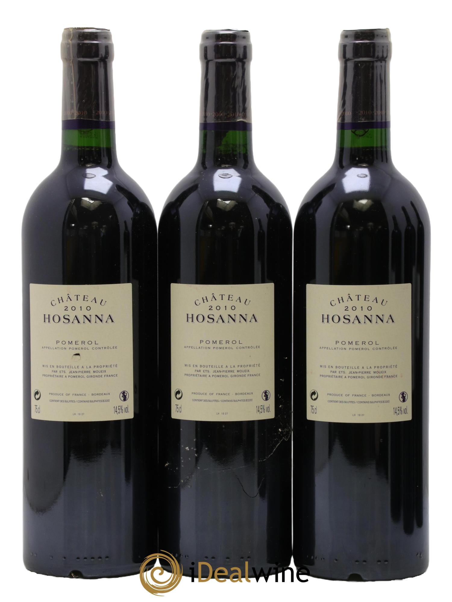 Château Hosanna 2010 - Posten von 6 Flaschen - 3