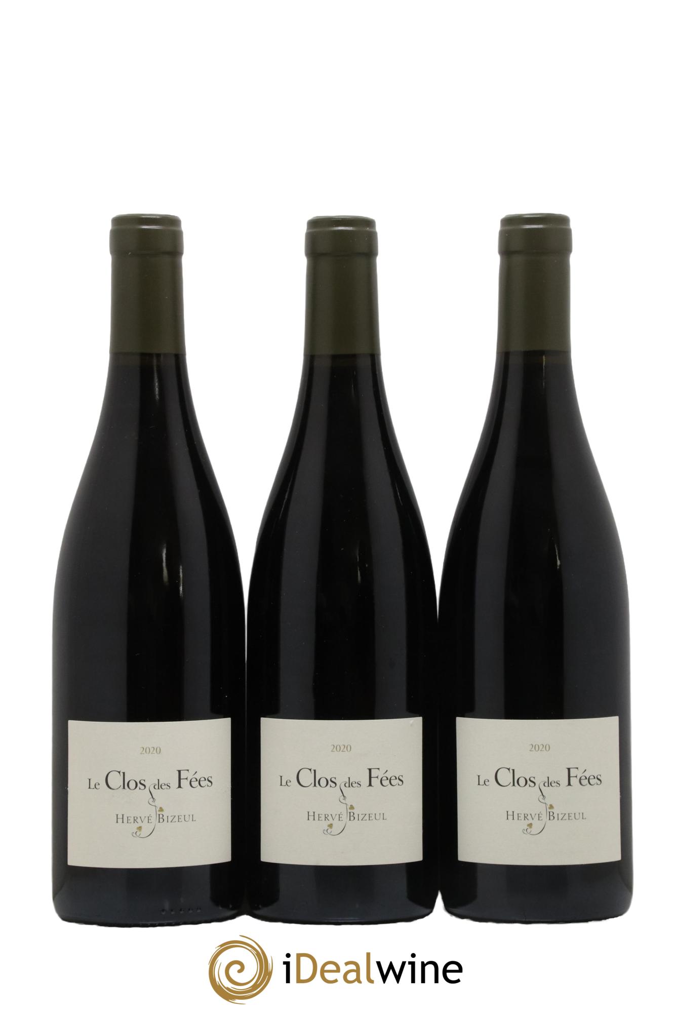 Côtes du Roussillon Villages Clos des Fées Hervé Bizeul 2020 - Posten von 3 Flaschen - 0