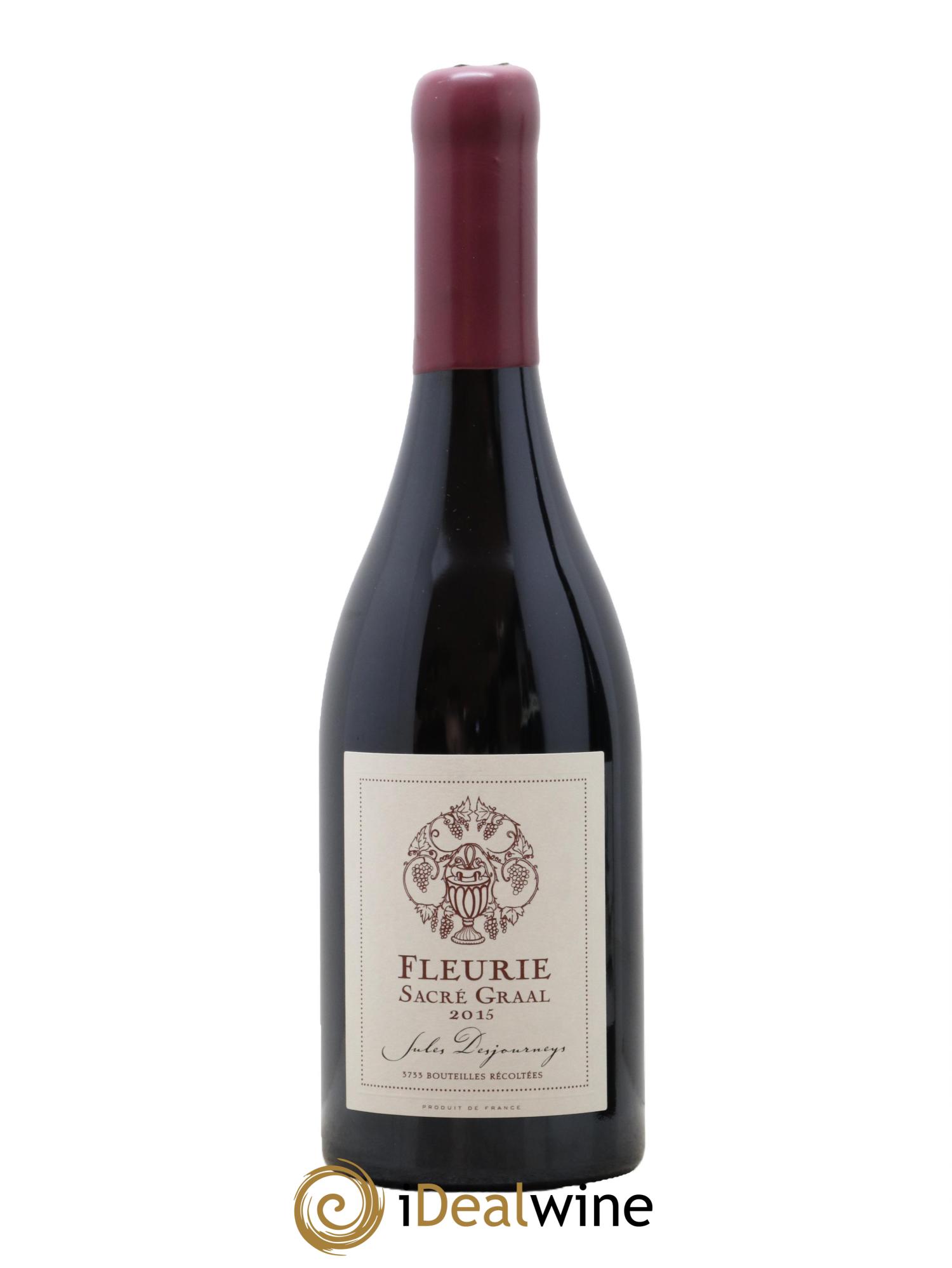 Fleurie Sacré Graal Jules Desjourneys 2015 - Lot de 1 bouteille - 0