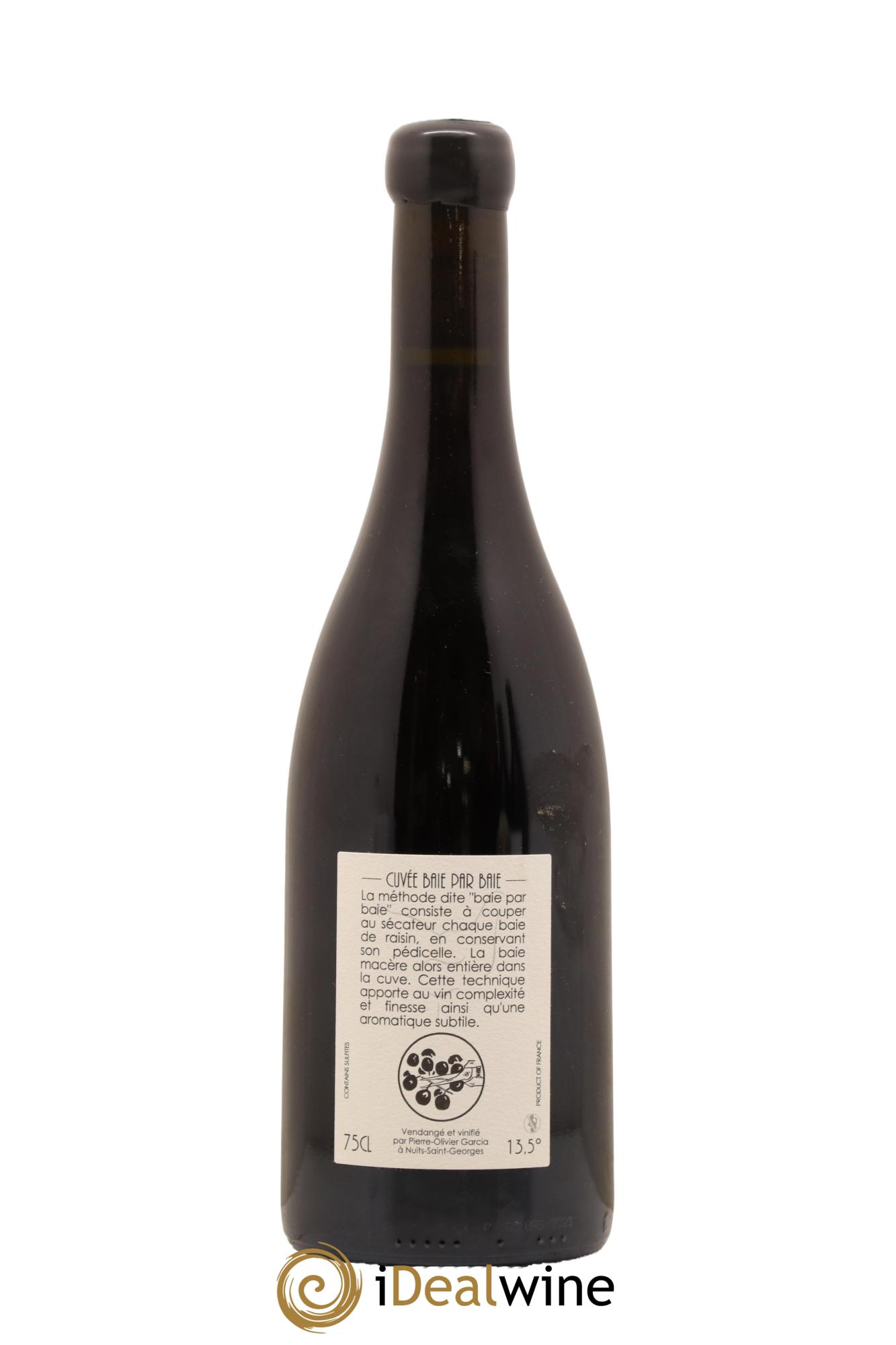 Corton Grand Cru Cuvee Baie par Baie Domaine Pierre Olivier Garcia 2021 - Lot de 1 bouteille - 1