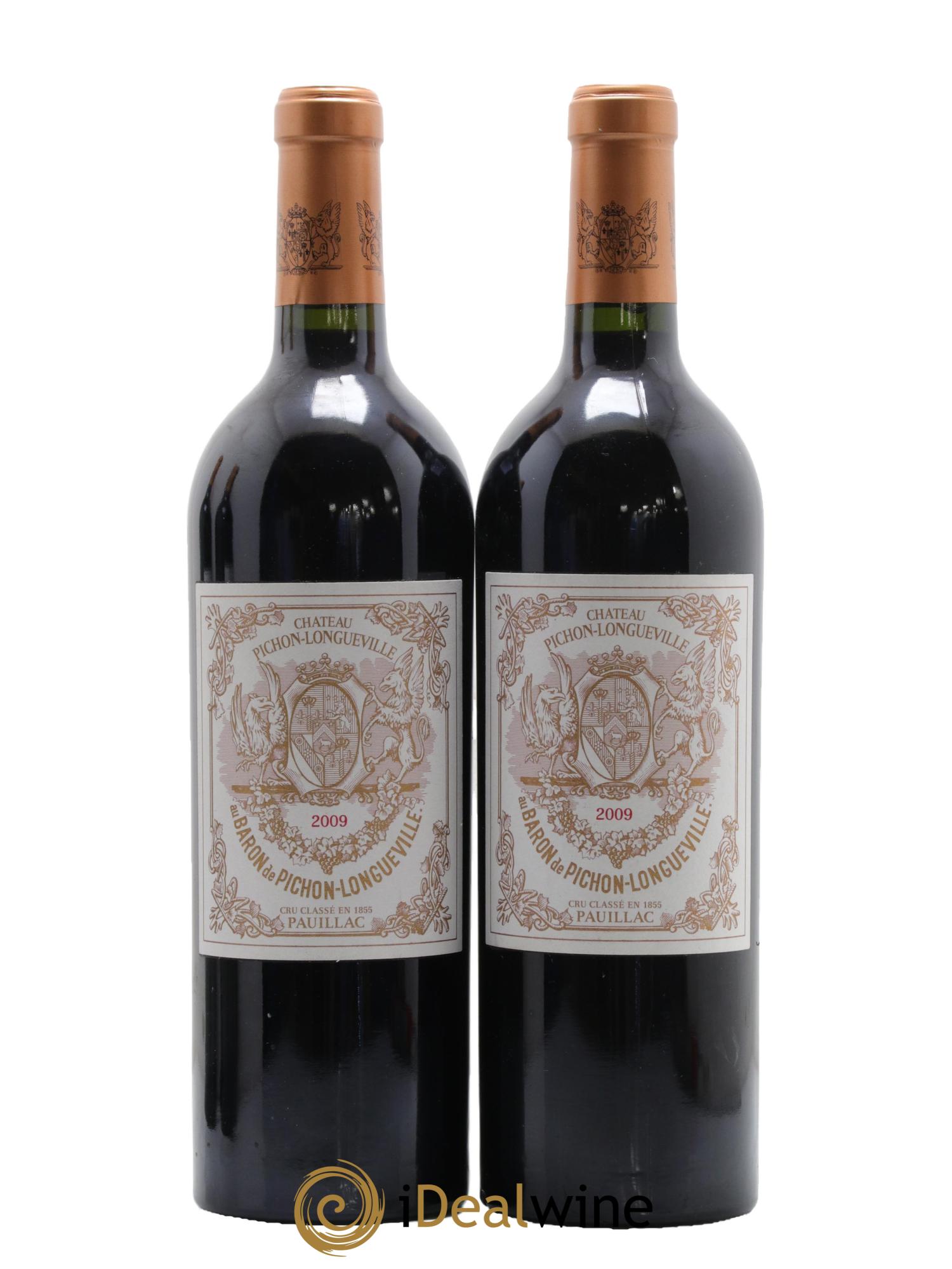 Pichon Longueville Baron 2ème Grand Cru Classé 2009 - Lot de 2 bouteilles - 0