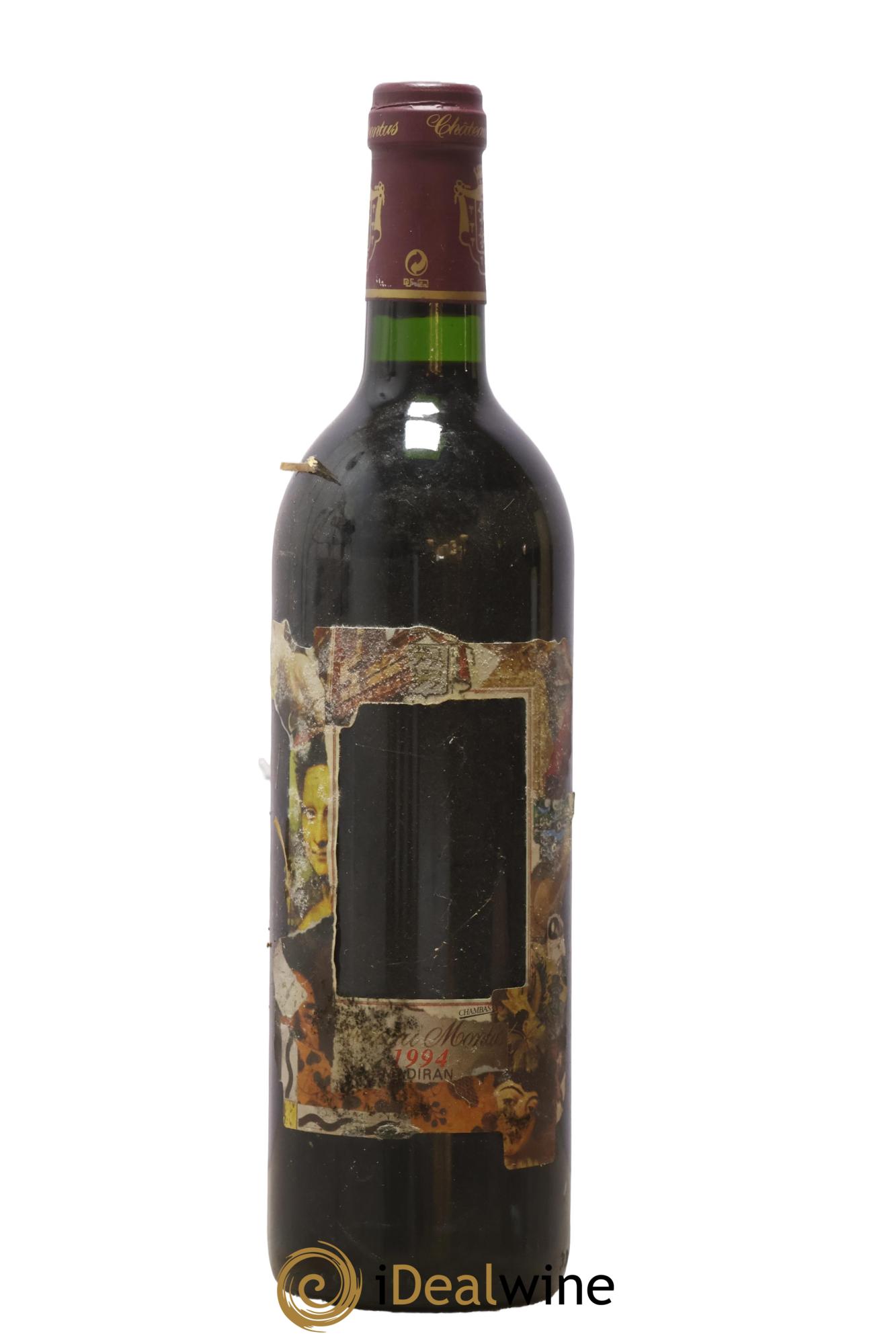 Madiran Château Montus 2000 jours Alain Brumont 1994 - Lot de 1 bouteille - 0