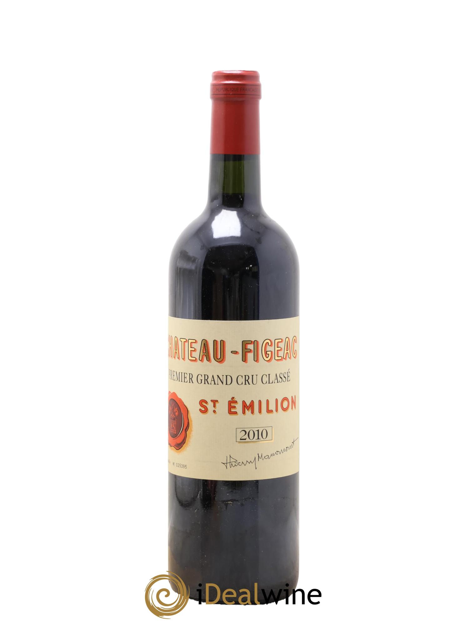 Château Figeac 1er Grand Cru Classé A 2010 - Lotto di 1 bottiglia - 1