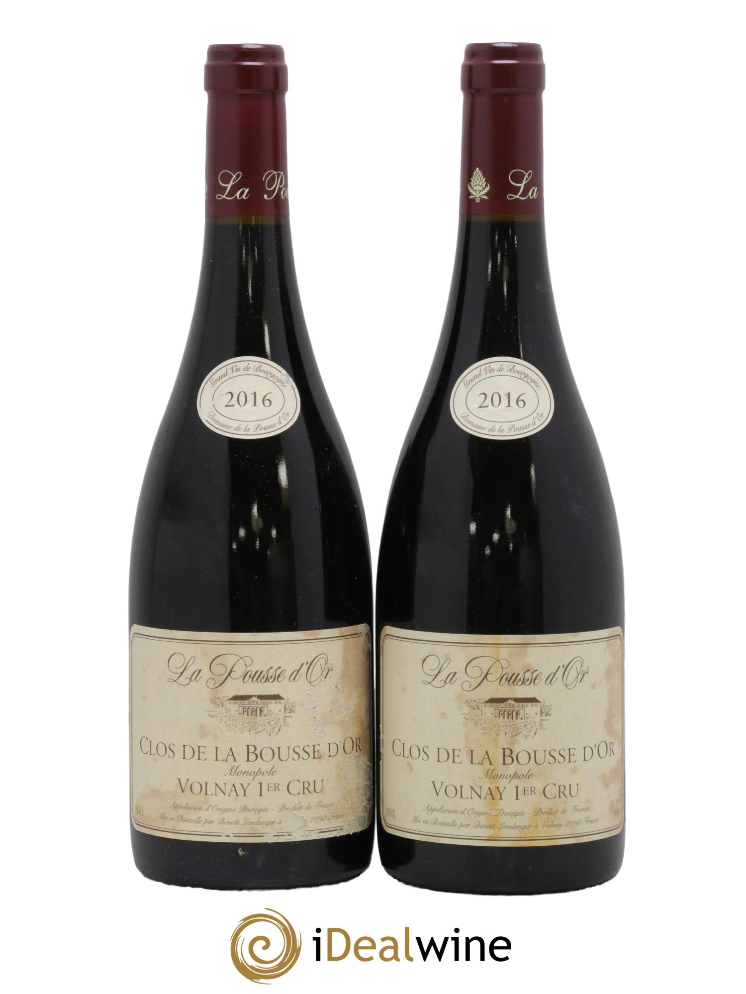Volnay 1er Cru Clos de la Bousse d'Or La Pousse d'Or (Domaine de) 2016 - Lot de 2 bouteilles - 0