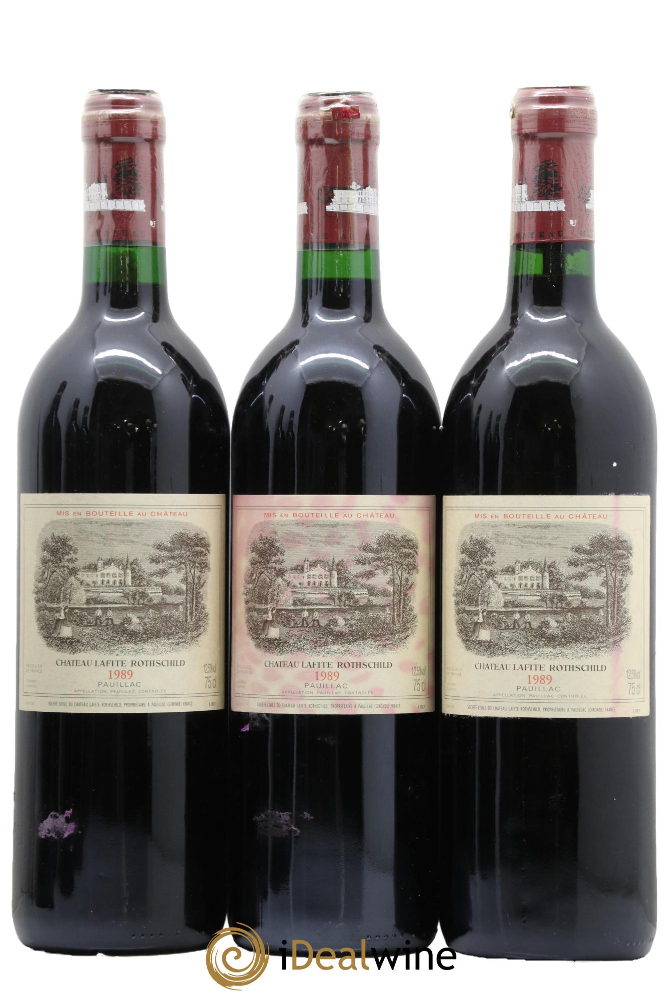 Château Lafite Rothschild 1er Grand Cru Classé 1989 - Lot de 6 bouteilles - 2