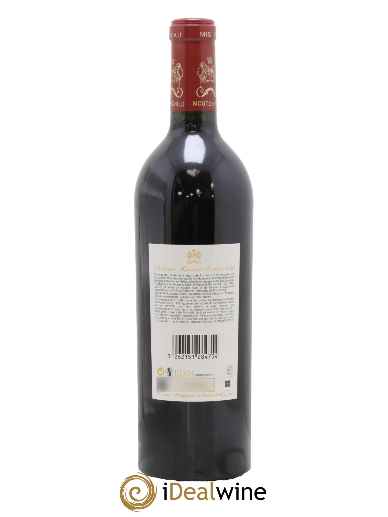 Château Mouton Rothschild 1er Grand Cru Classé 2010 - Lot of 1 bottle - 2