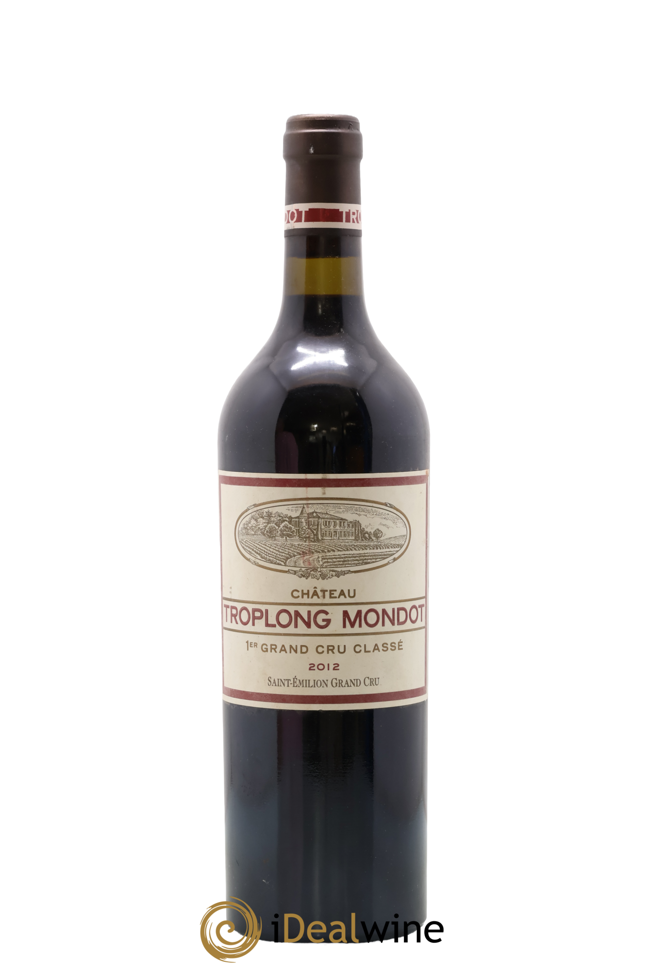 Château Troplong Mondot 1er Grand Cru Classé B 2012 - Lot de 1 bouteille - 0