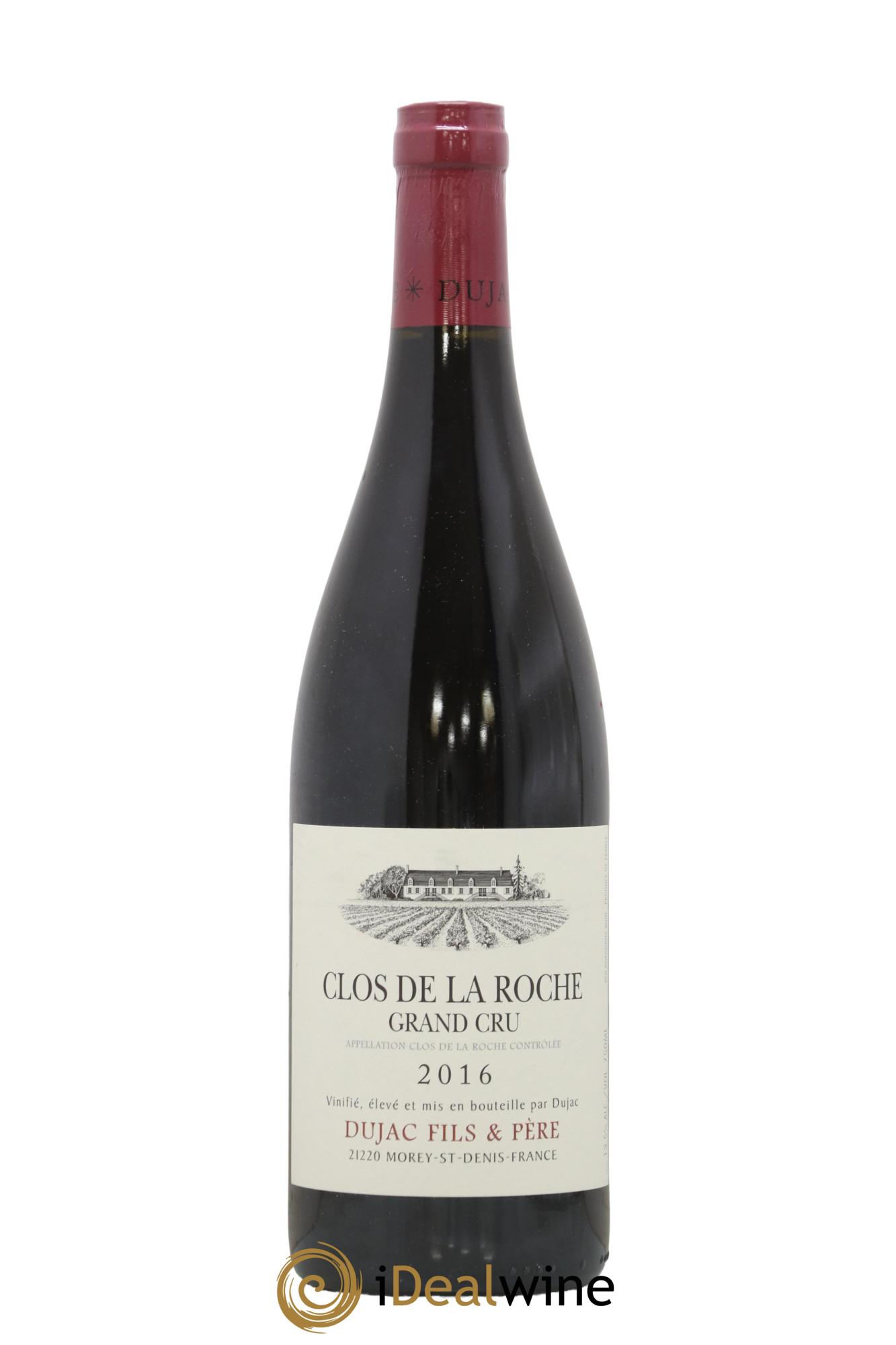 Clos de la Roche Grand Cru Dujac Fils et Père 2016 - Lot de 1 bouteille - 0