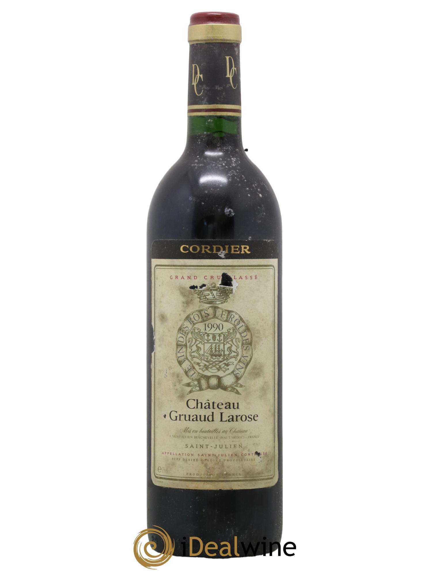 Château Gruaud Larose 2ème Grand Cru Classé 1990 - Lot de 1 bouteille - 0