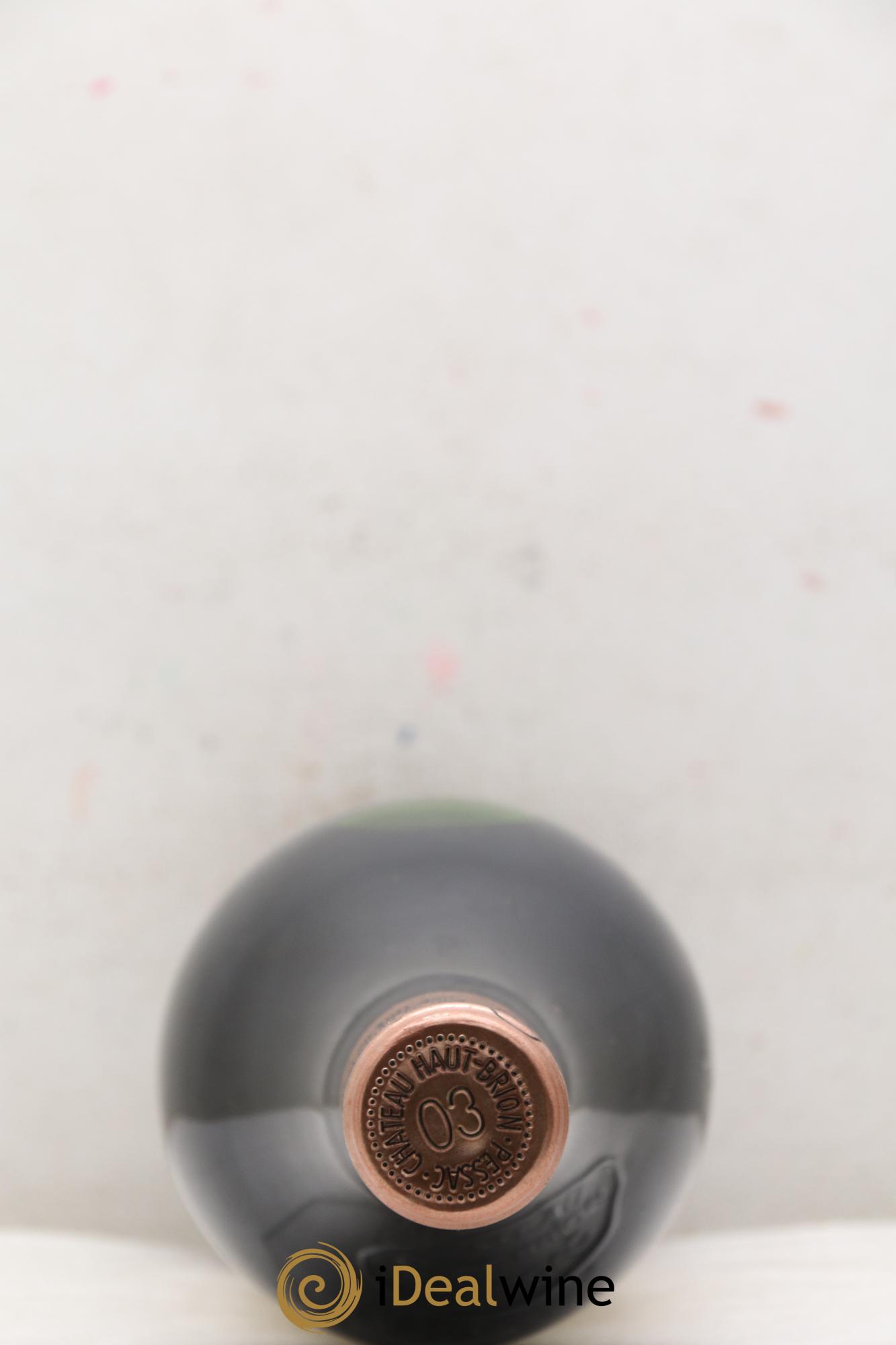 Château Haut Brion 1er Grand Cru Classé 2003 - Lot de 3 bouteilles - 1