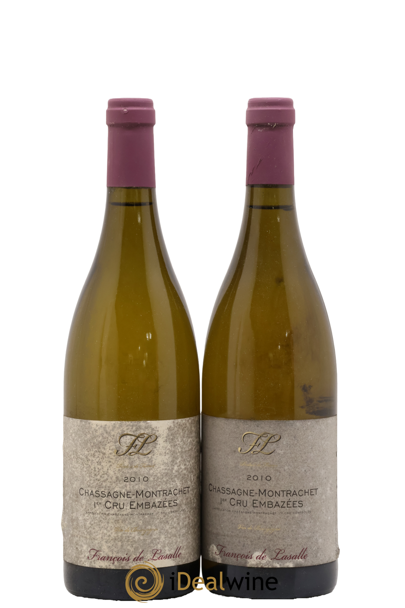 Chassagne-Montrachet 1er Cru 2010 - Lote de 2 botellas - 0