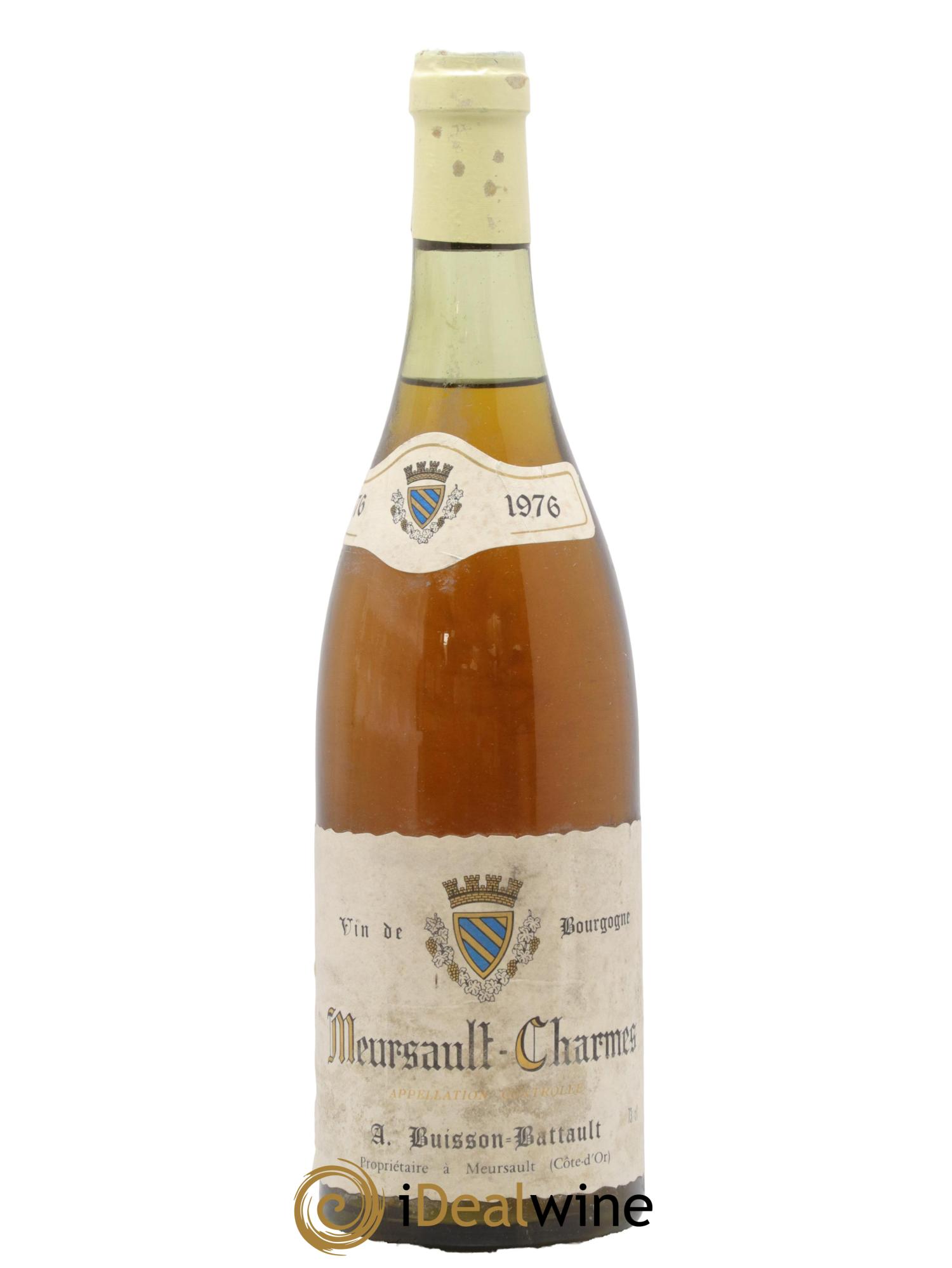 Meursault 1er Cru Charmes Buisson-Battault 1976 - Lot de 1 bouteille - 0