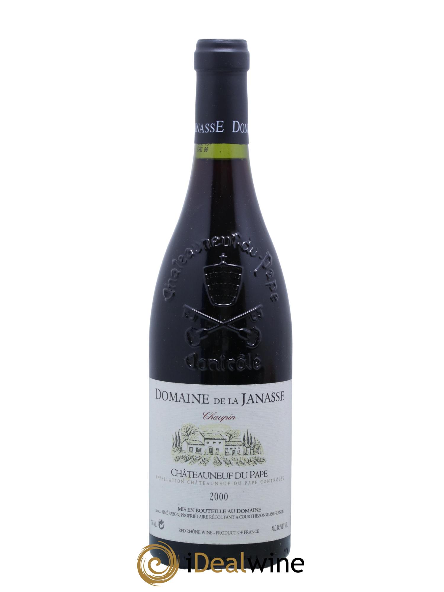 Châteauneuf-du-Pape Cuvée Chaupin La Janasse (Domaine de) 2000 - Lot de 1 bouteille - 0