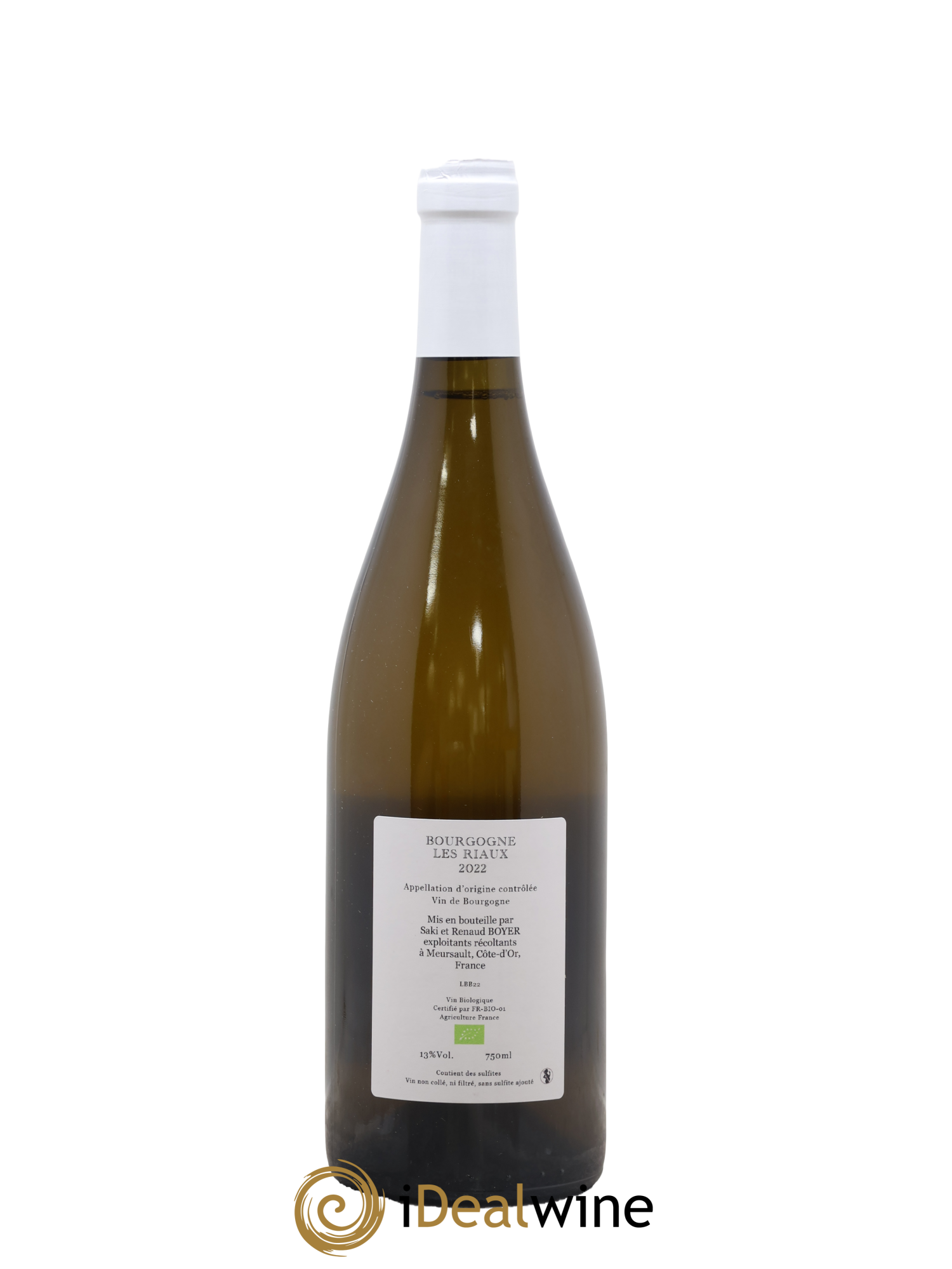 Bourgogne Les Riaux Renaud Boyer 2022 - Posten von 1 Flasche - 1