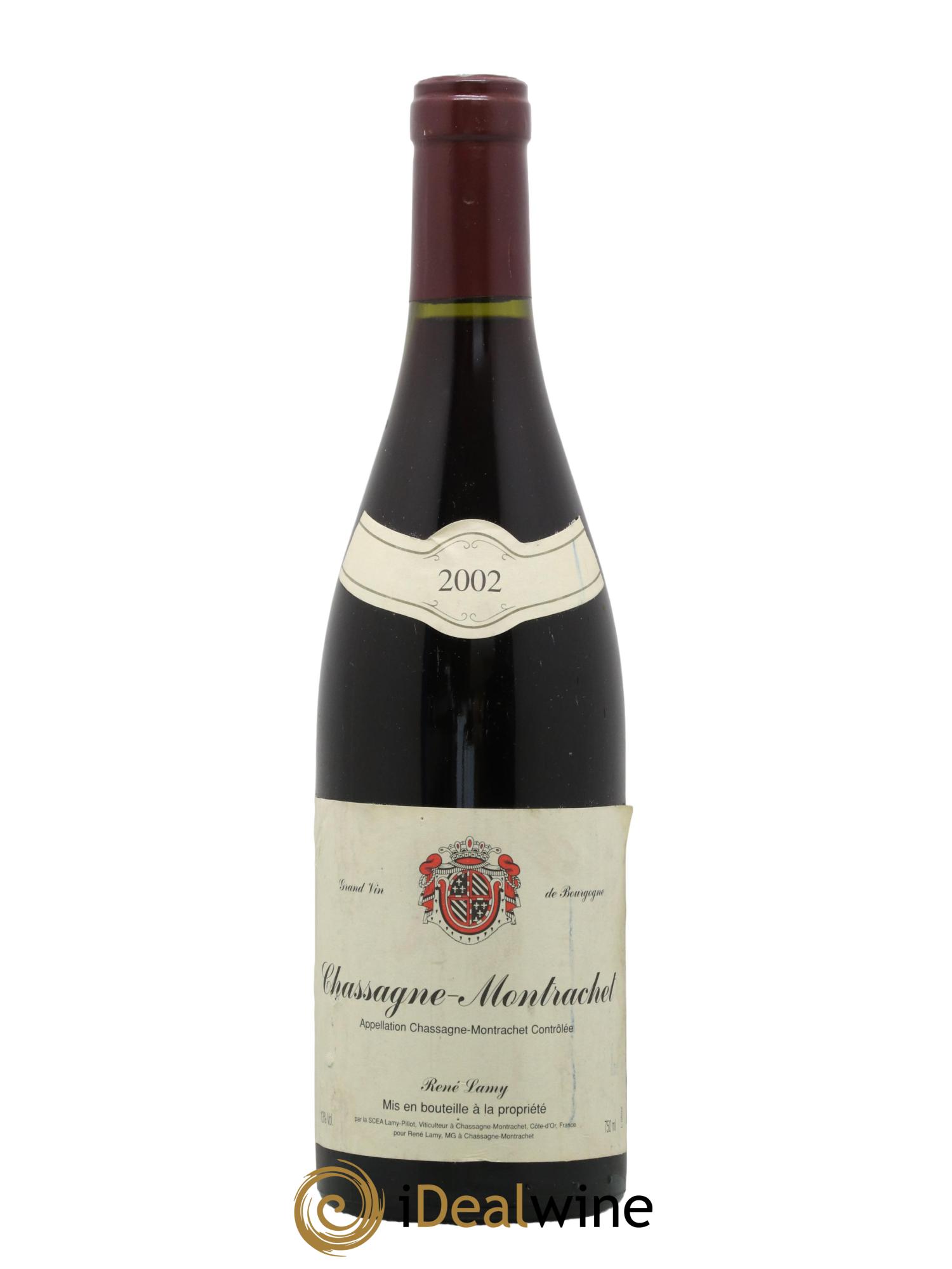 Chassagne-Montrachet Rene Lamy 2002 - Lot de 1 bouteille - 0
