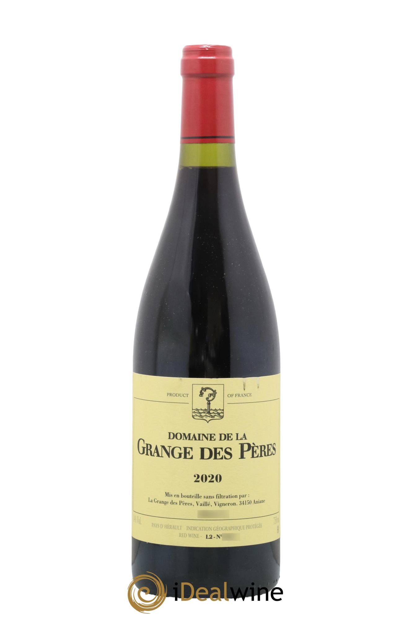 Pays d'Hérault Grange des Pères Laurent Vaillé 2020 - Lot de 1 bouteille - 0