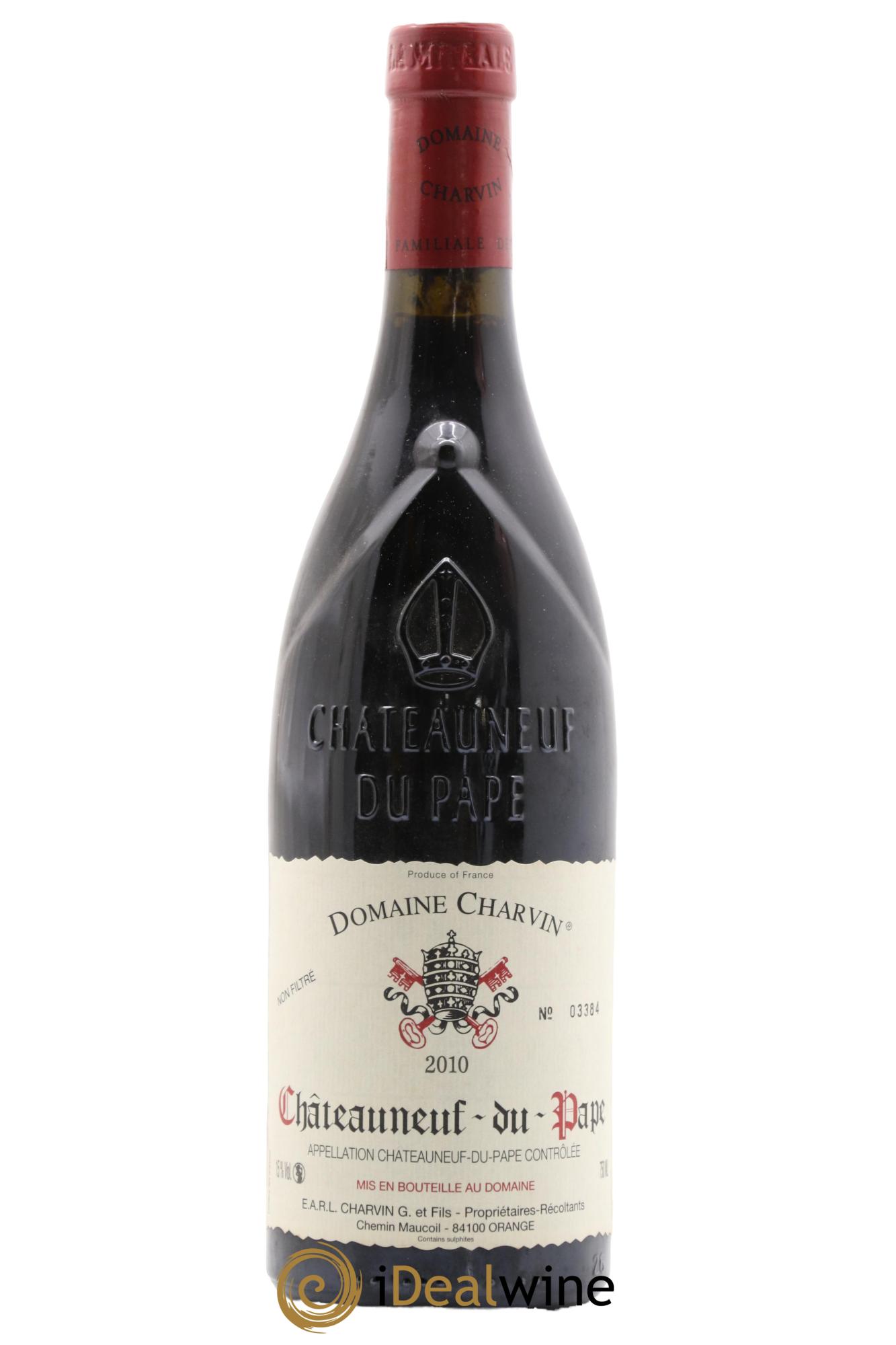 Châteauneuf-du-Pape Charvin (Domaine) 2010 - Lot de 1 bouteille - 0