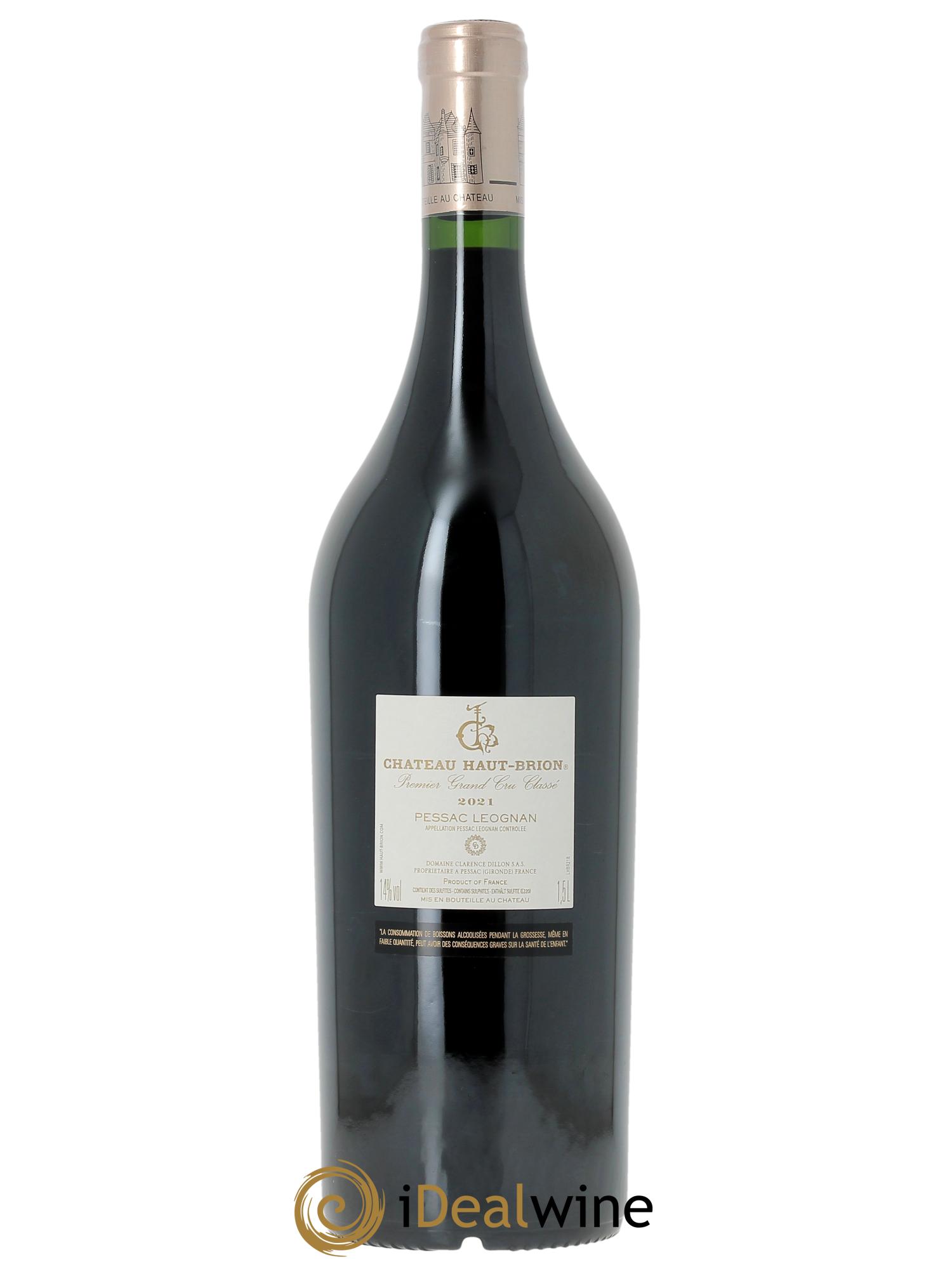 Château Haut Brion 1er Grand Cru Classé 2021 - Lot de 1 magnum - 1