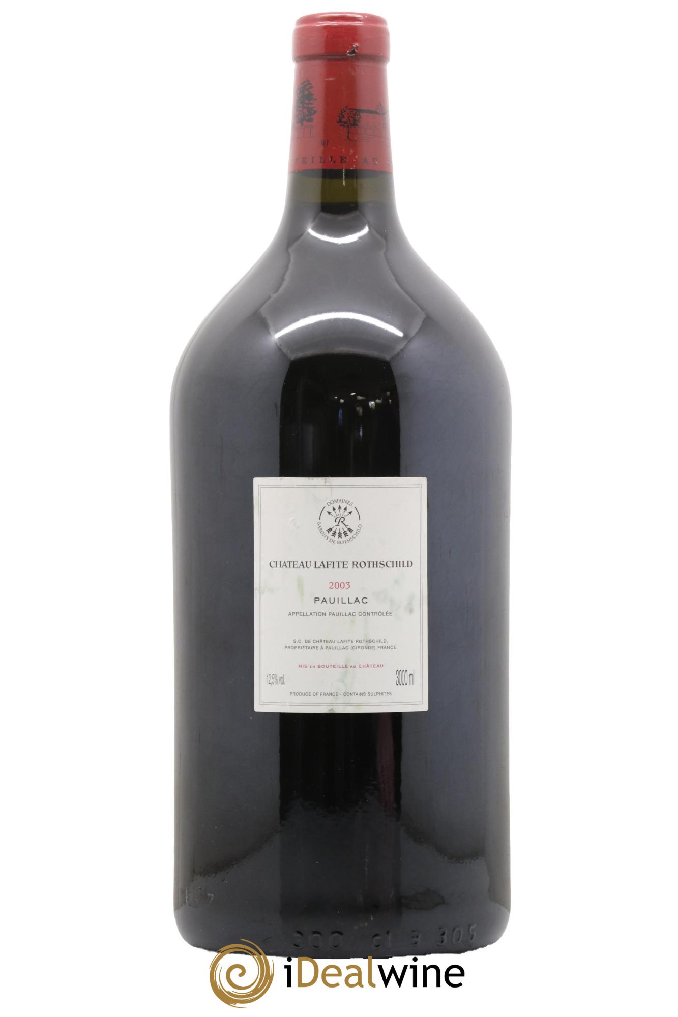 Château Lafite Rothschild 1er Grand Cru Classé 2003 - Lotto di 1 jéroboam - 1